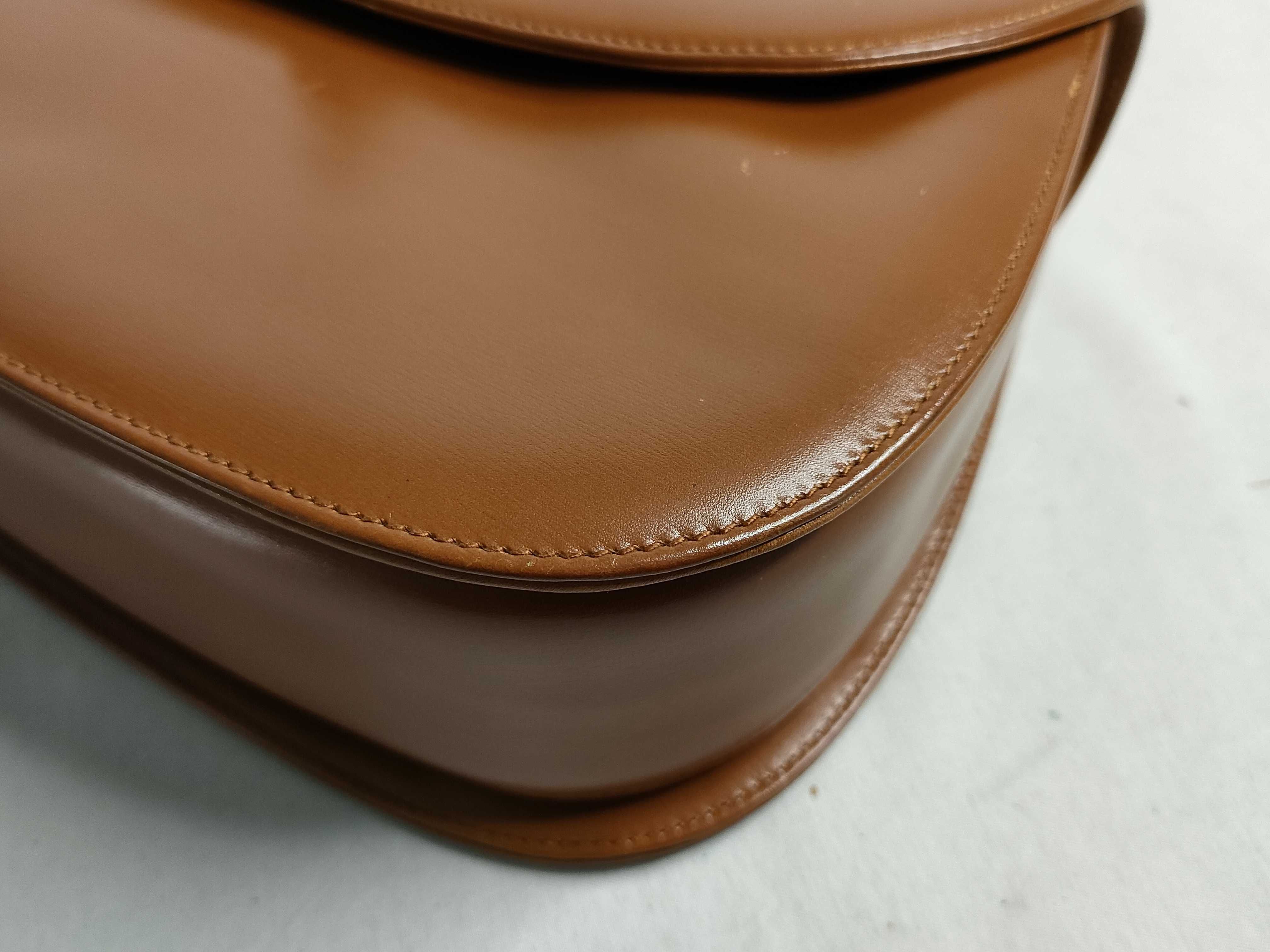 Bamboo Leather Handbag, Beige, 000 01 0633 (Handbag) — view 6