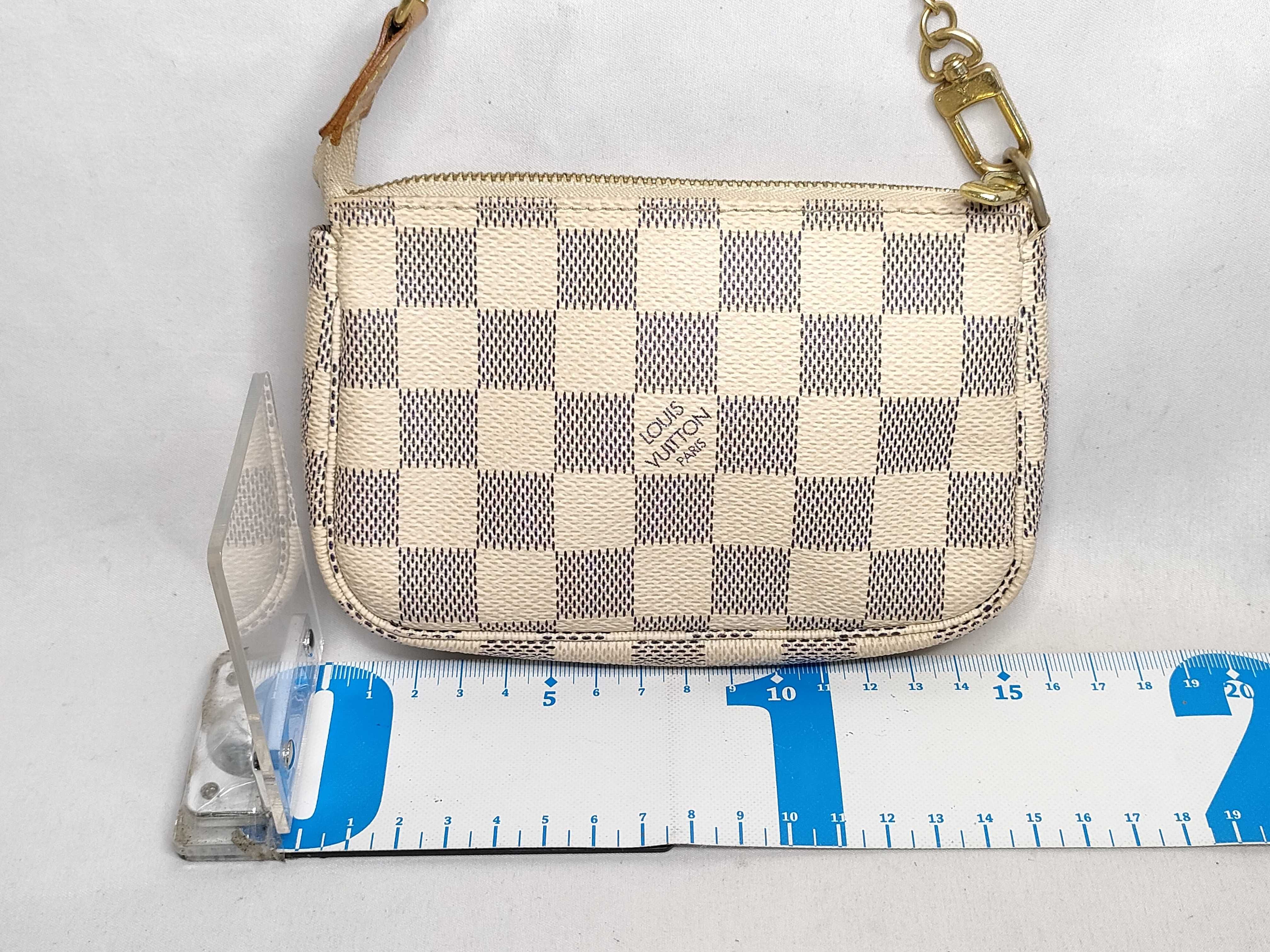 Damier Azur Mini Pochette Accessoires Handbag — view 2