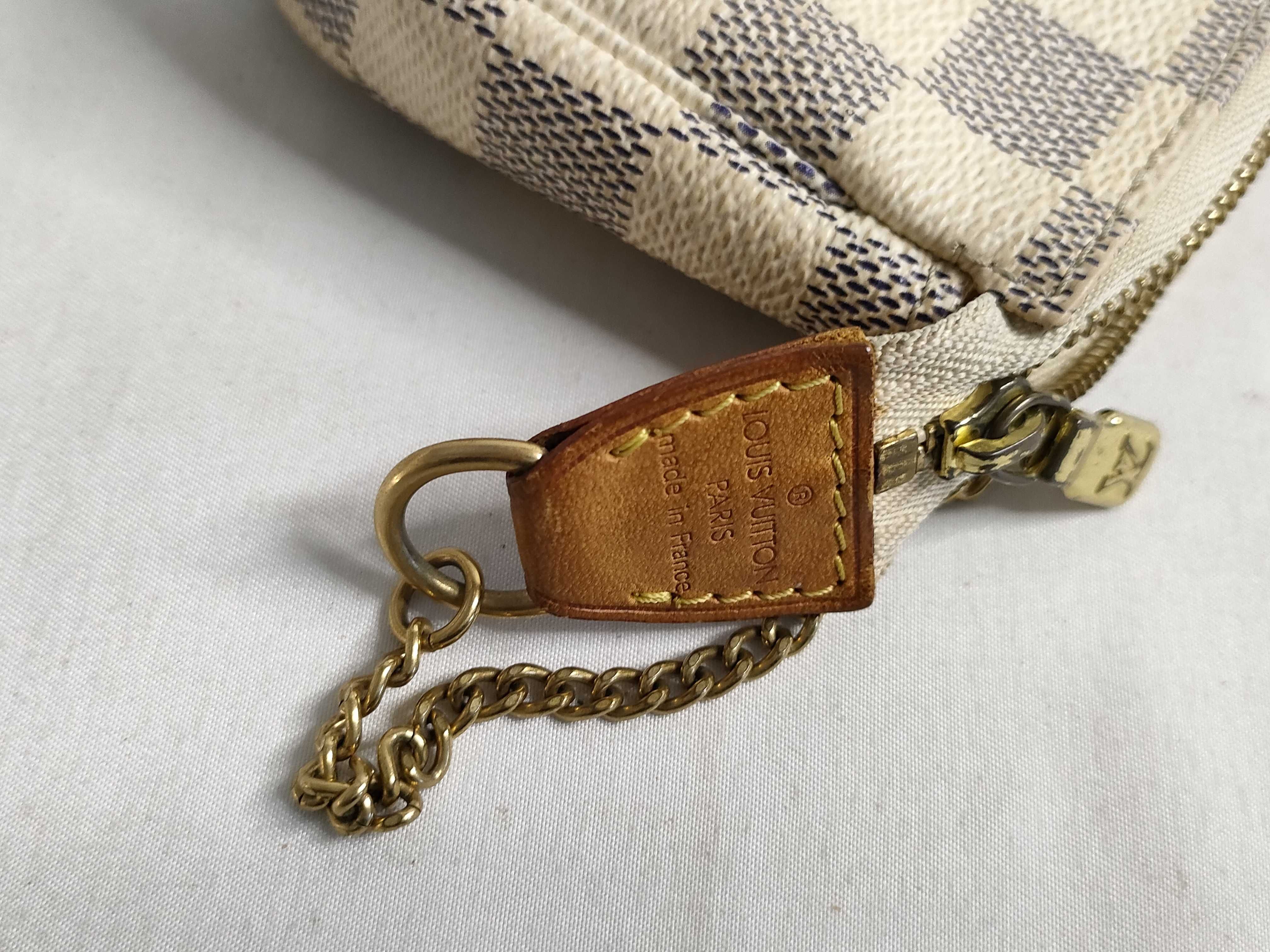 Damier Azur Mini Pochette Accessoires Handbag — view 11