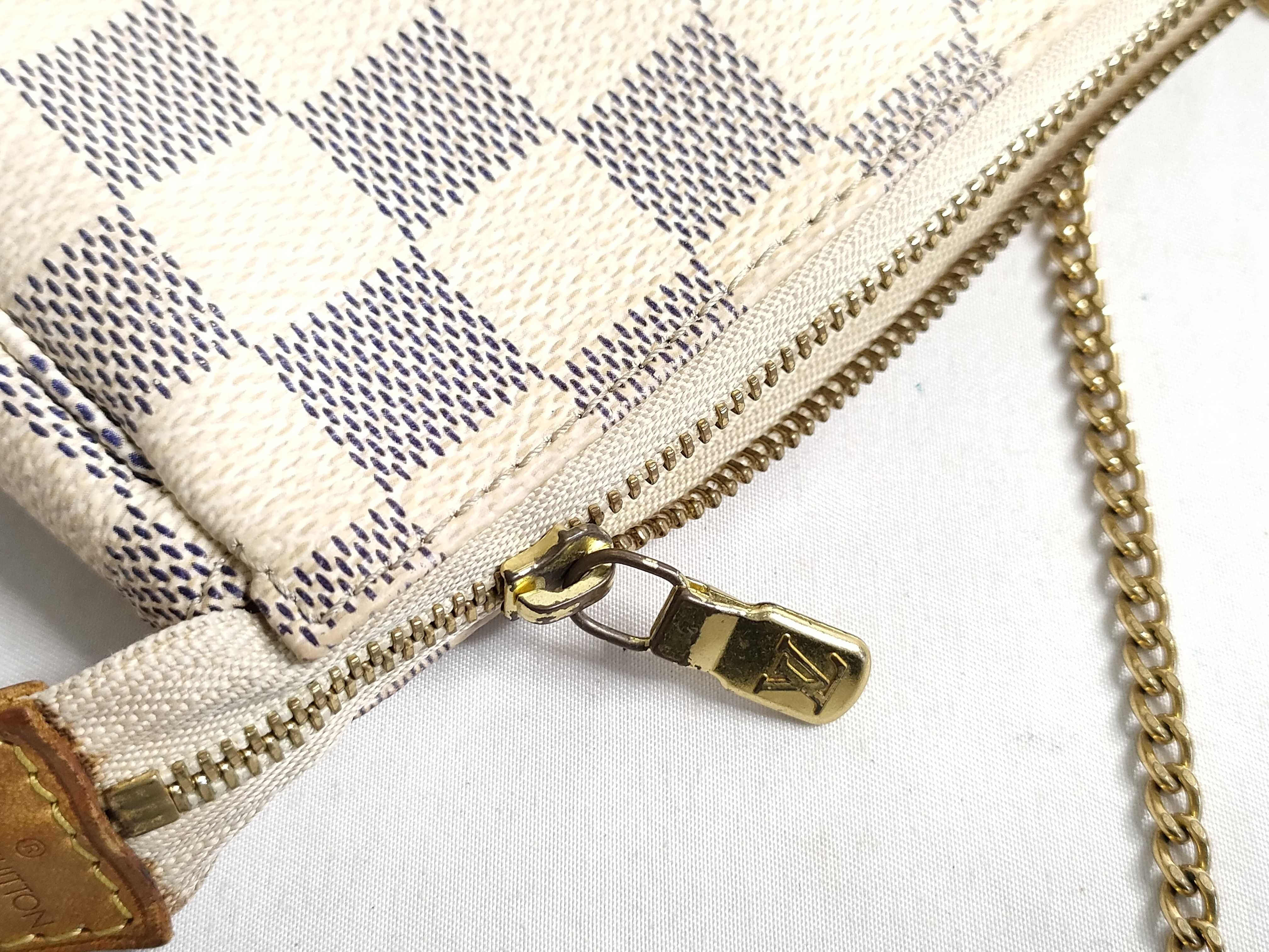 Damier Azur Mini Pochette Accessoires Handbag — view 12