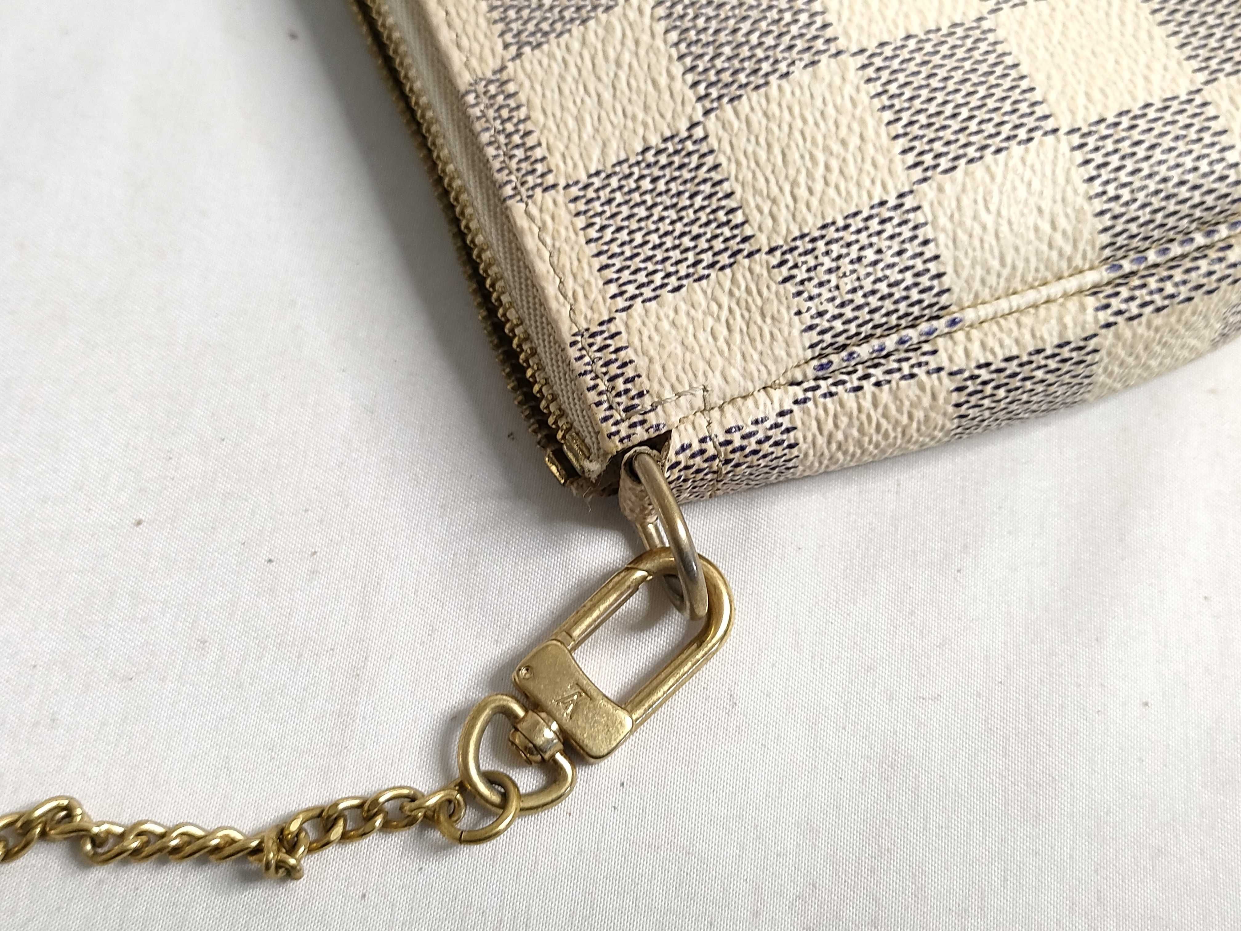 Damier Azur Mini Pochette Accessoires Handbag — view 13