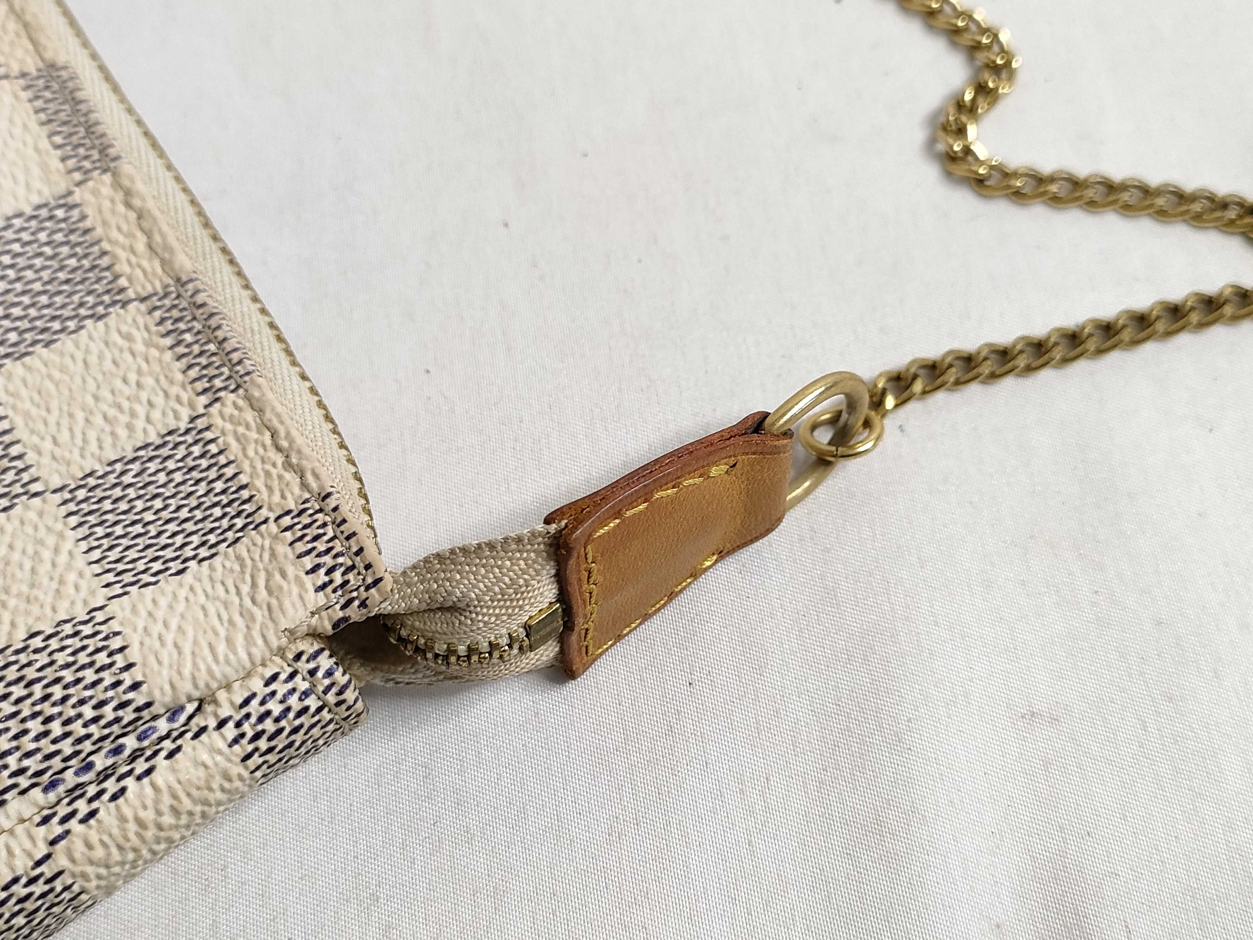 Damier Azur Mini Pochette Accessoires Handbag — view 5