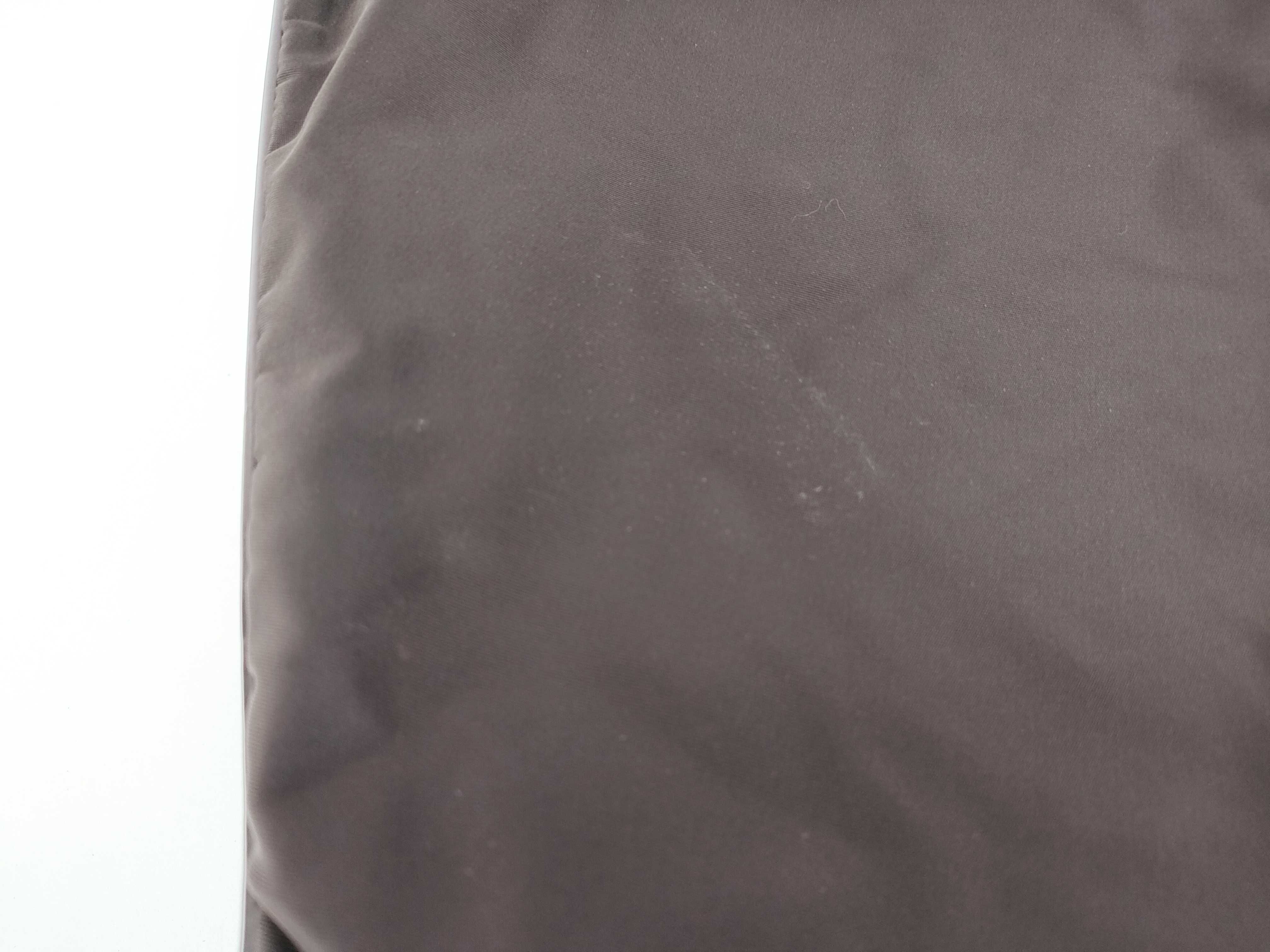 Nylon Triangle Logo Hardware Nylon Leather Shoulder Bag — view 10
