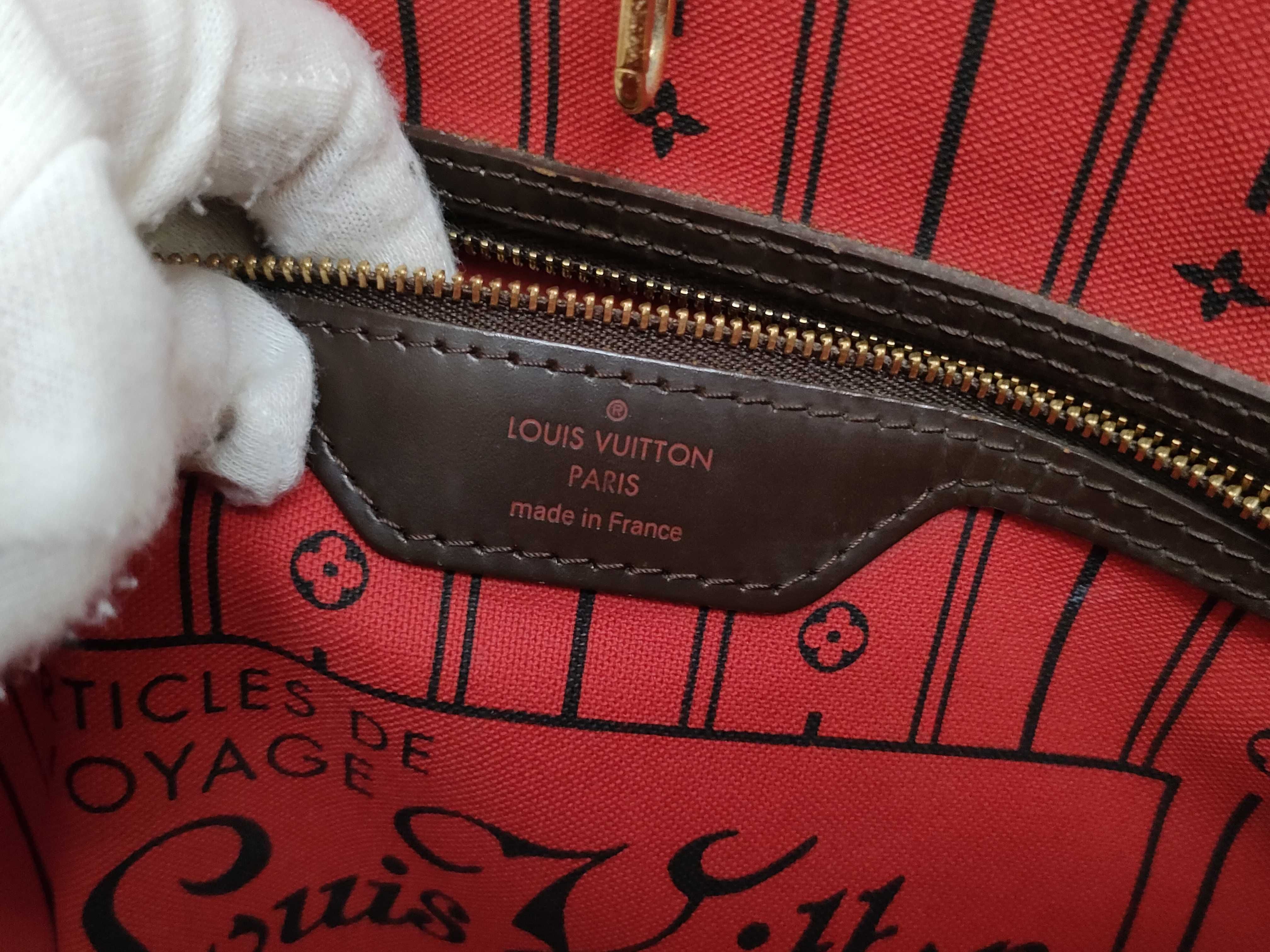 Damier Neverfull MM N51105 Brown SP4029 Handbag — view 11