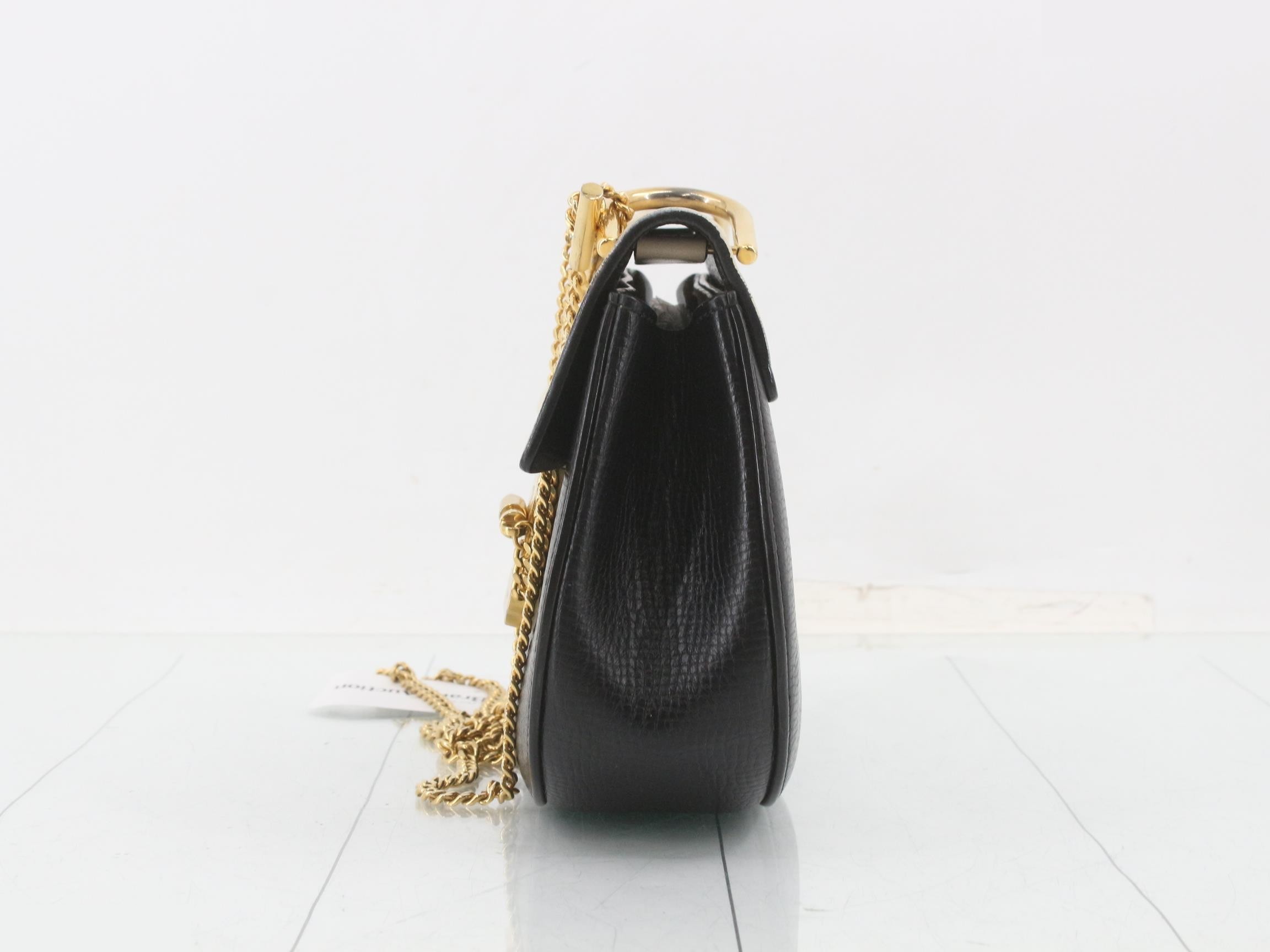 Drew Leather Chain Shoulder Bag — view 3