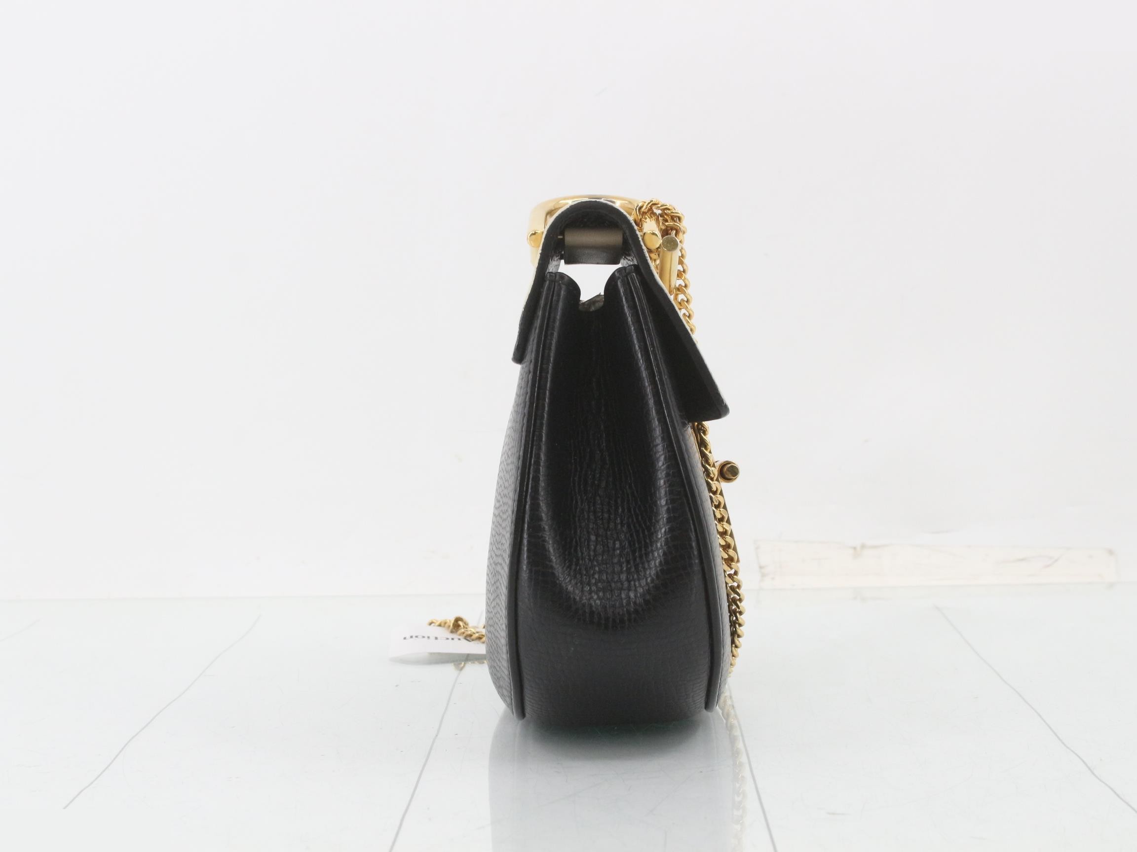 Drew Leather Chain Shoulder Bag — view 4