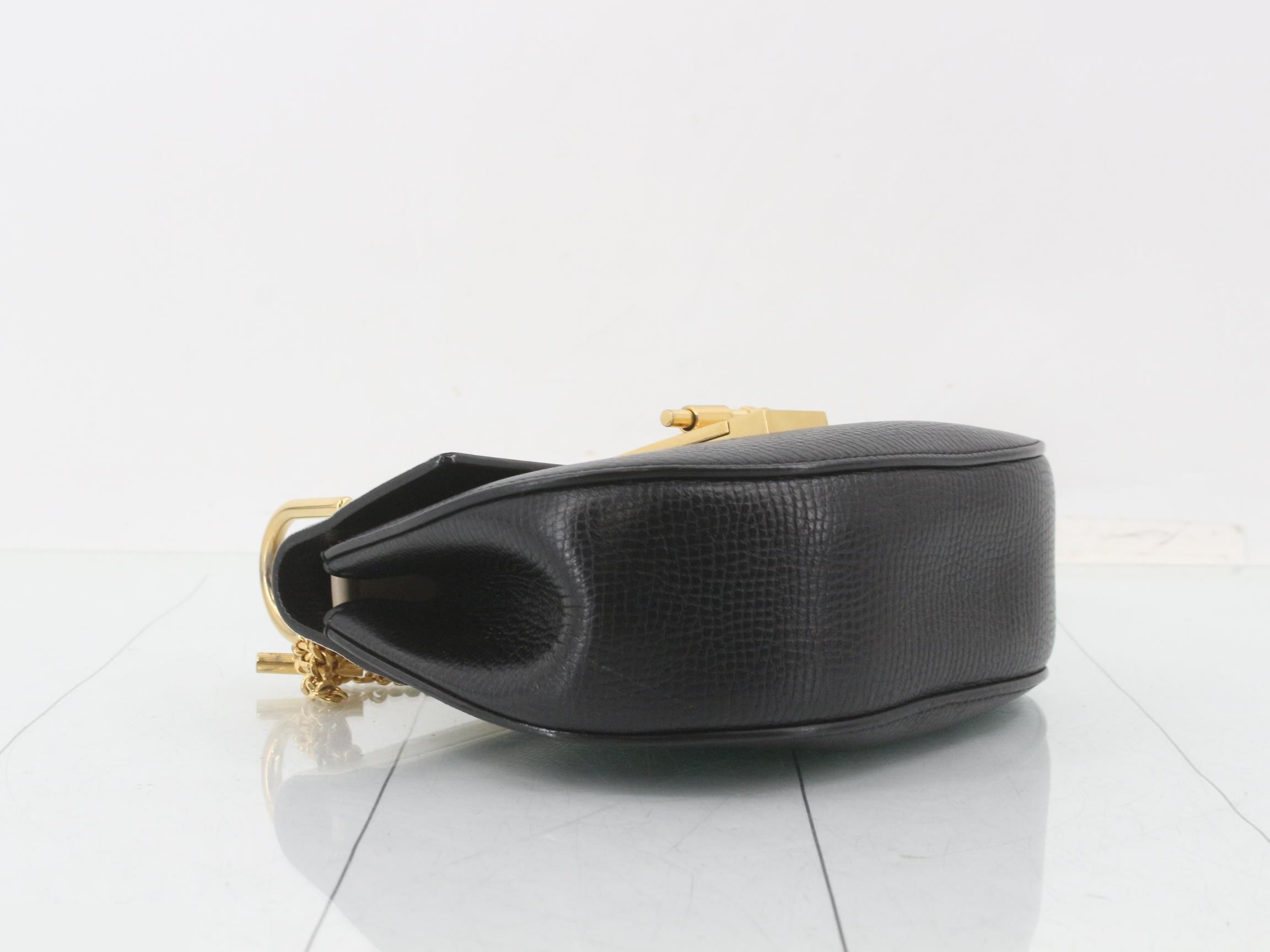 Drew Leather Chain Shoulder Bag — view 5