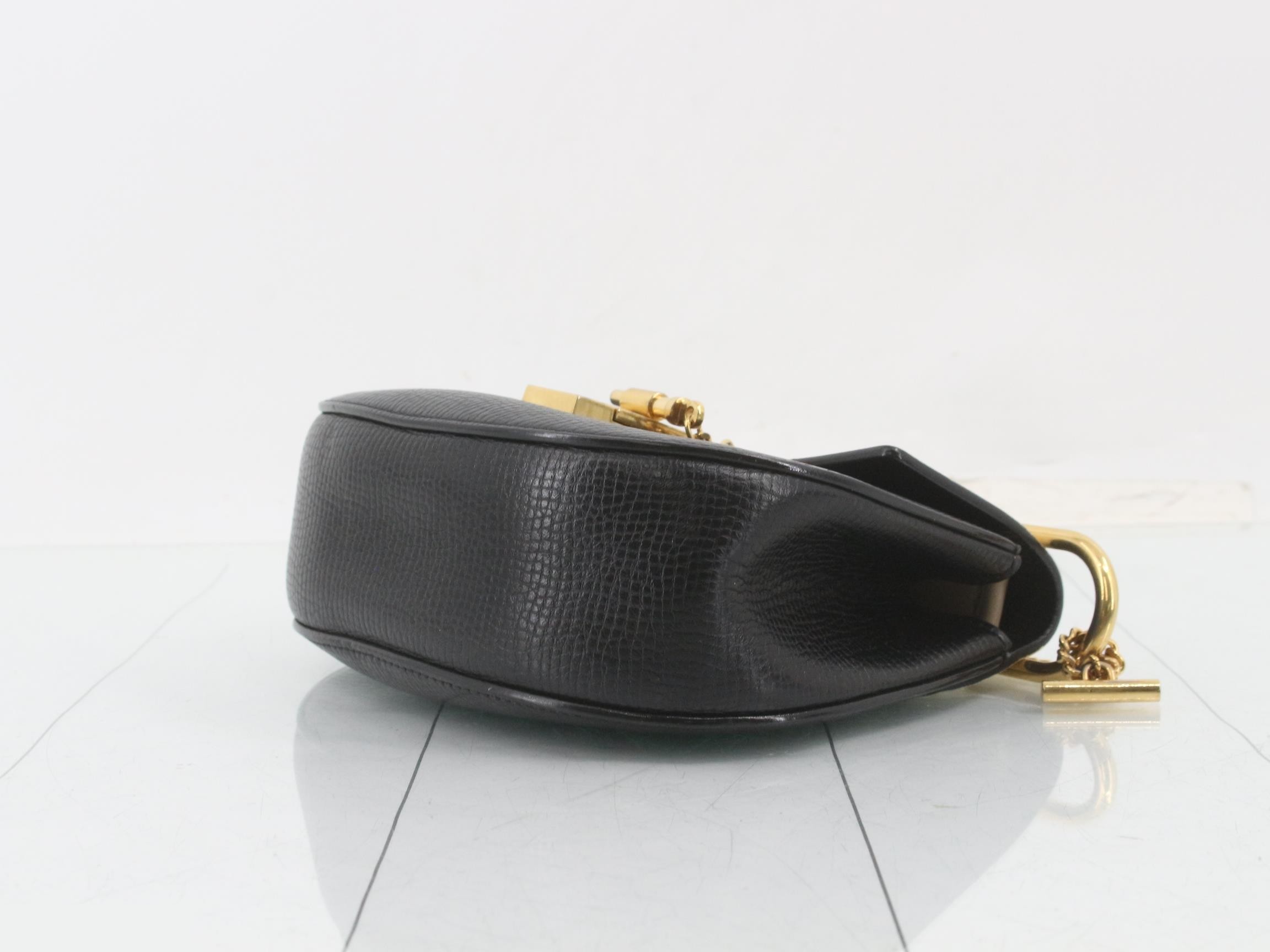 Drew Leather Chain Shoulder Bag — view 6