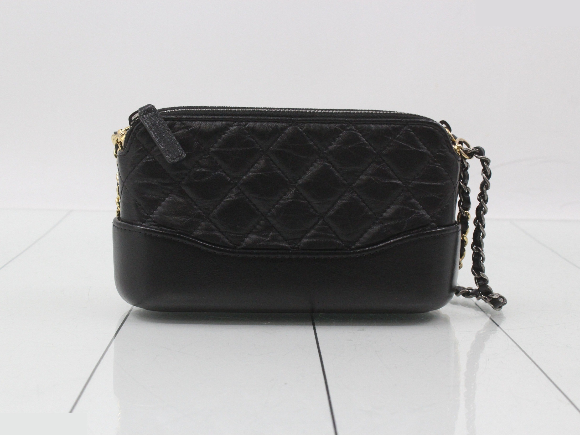 Gabrielle de Chanel Leather Chain Shoulder Bag — view 2