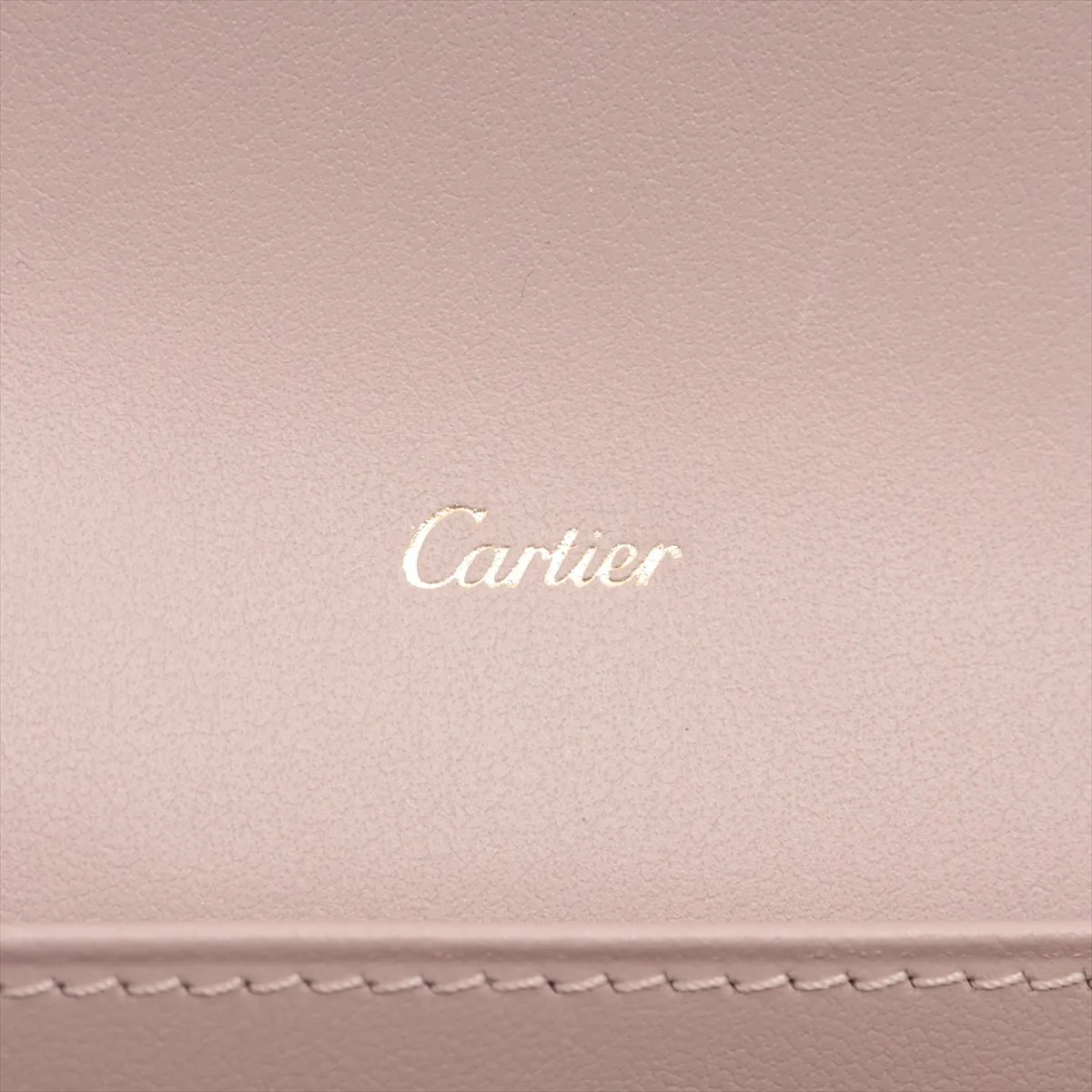 Must C Leather Long Wallet Beige — view 9