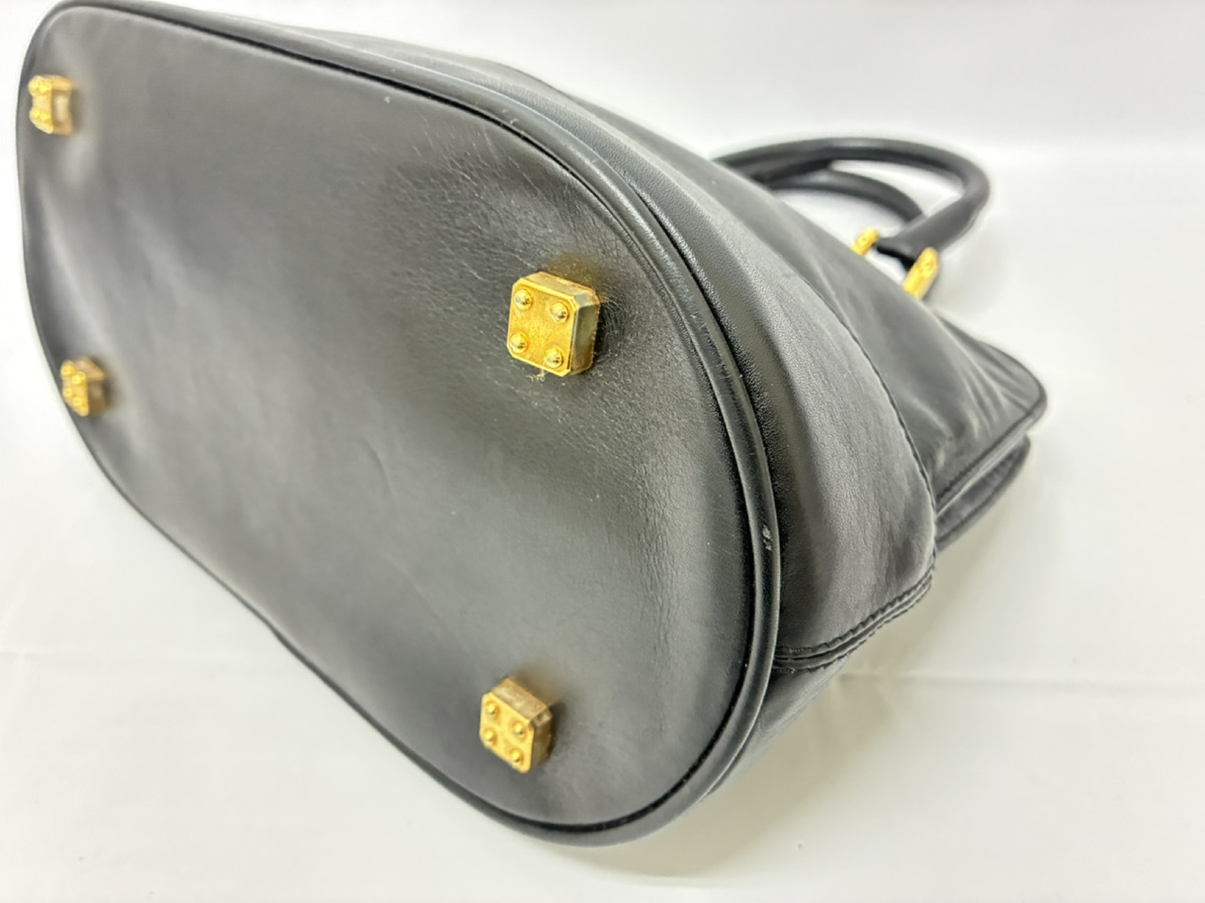 handbag, leather/black handbag — view 4