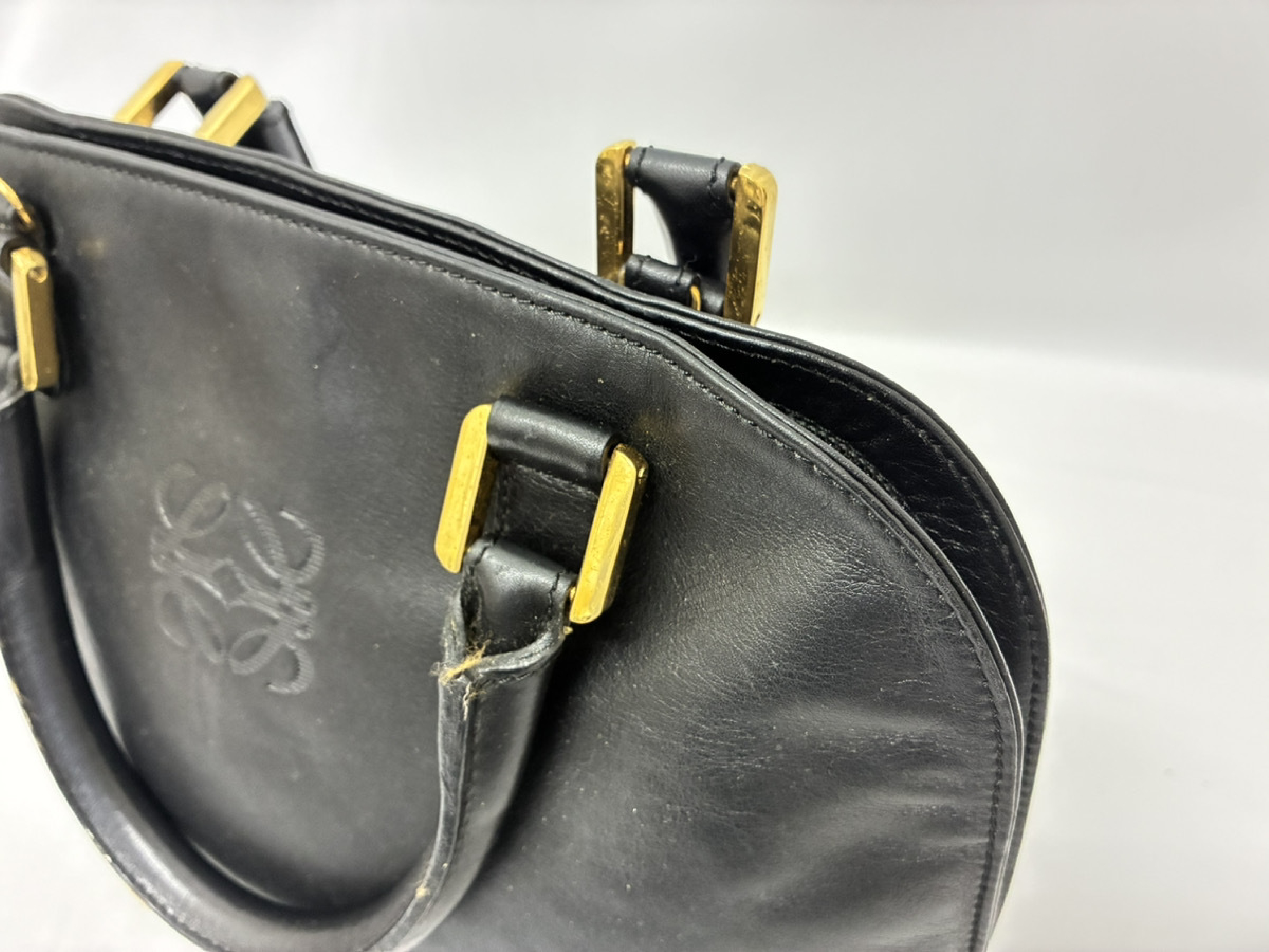 handbag, leather/black handbag — view 6