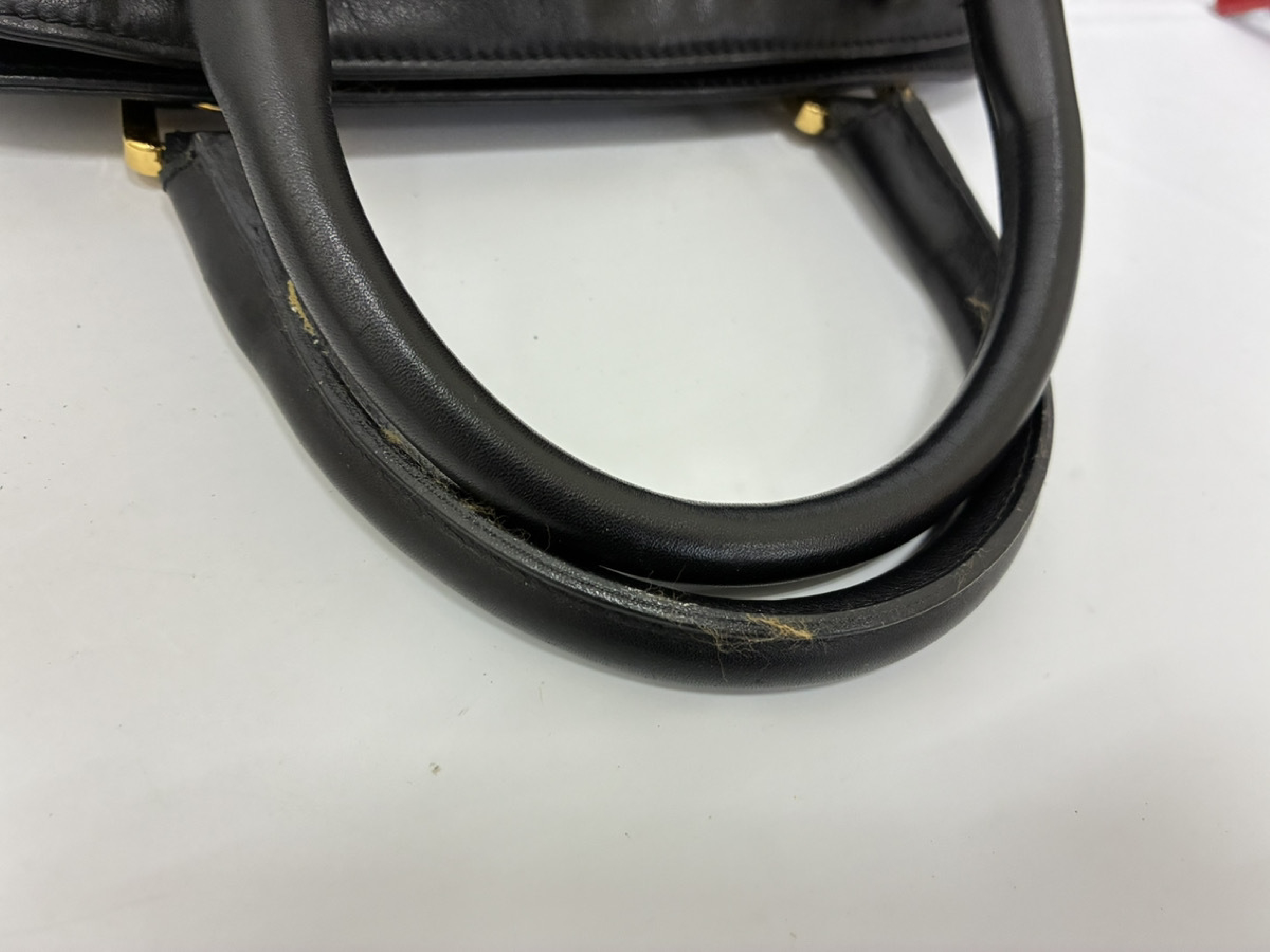 handbag, leather/black handbag — view 7