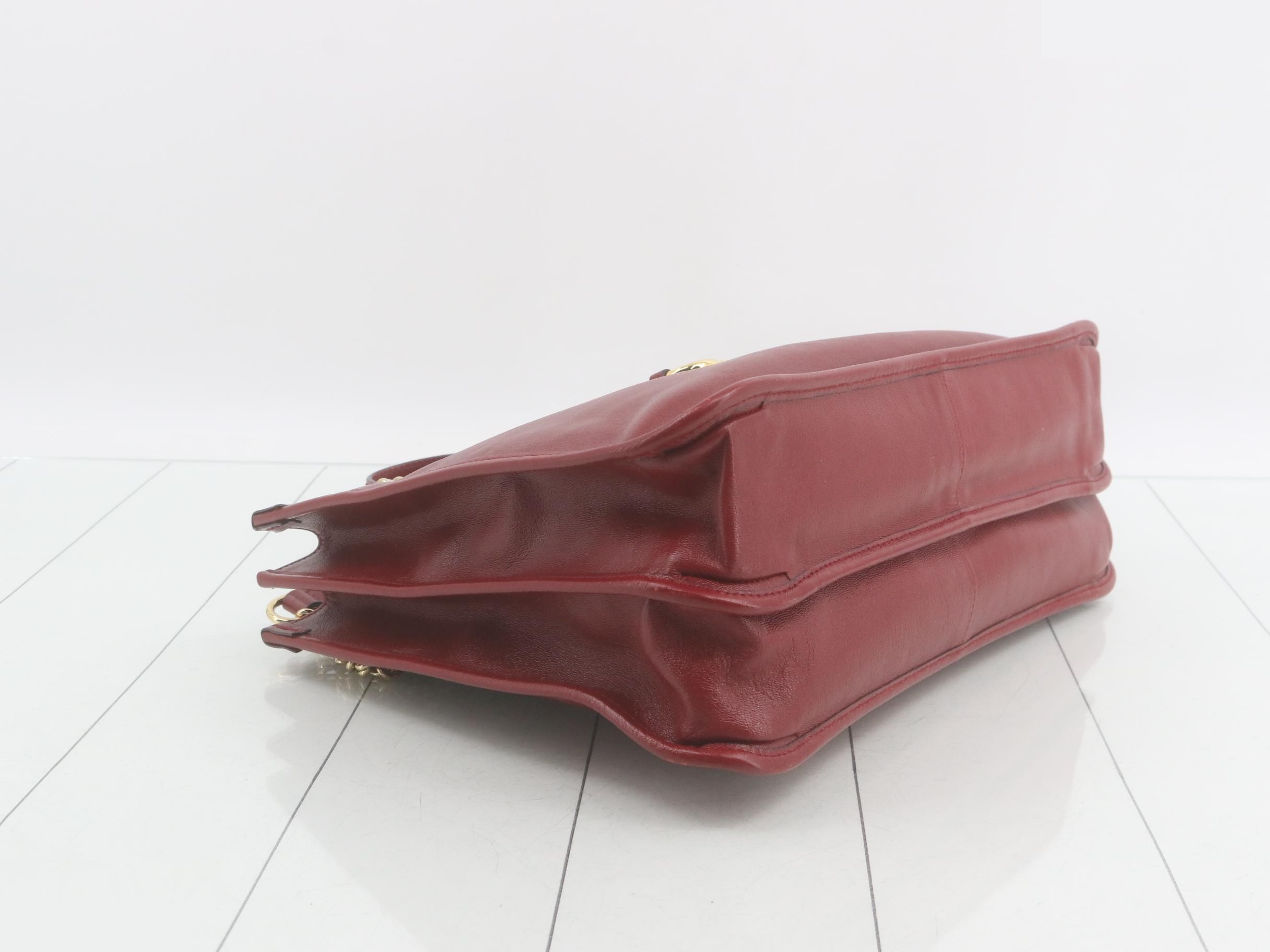 Horsebit 1955 Tote Bag, Leather, Chain — view 5