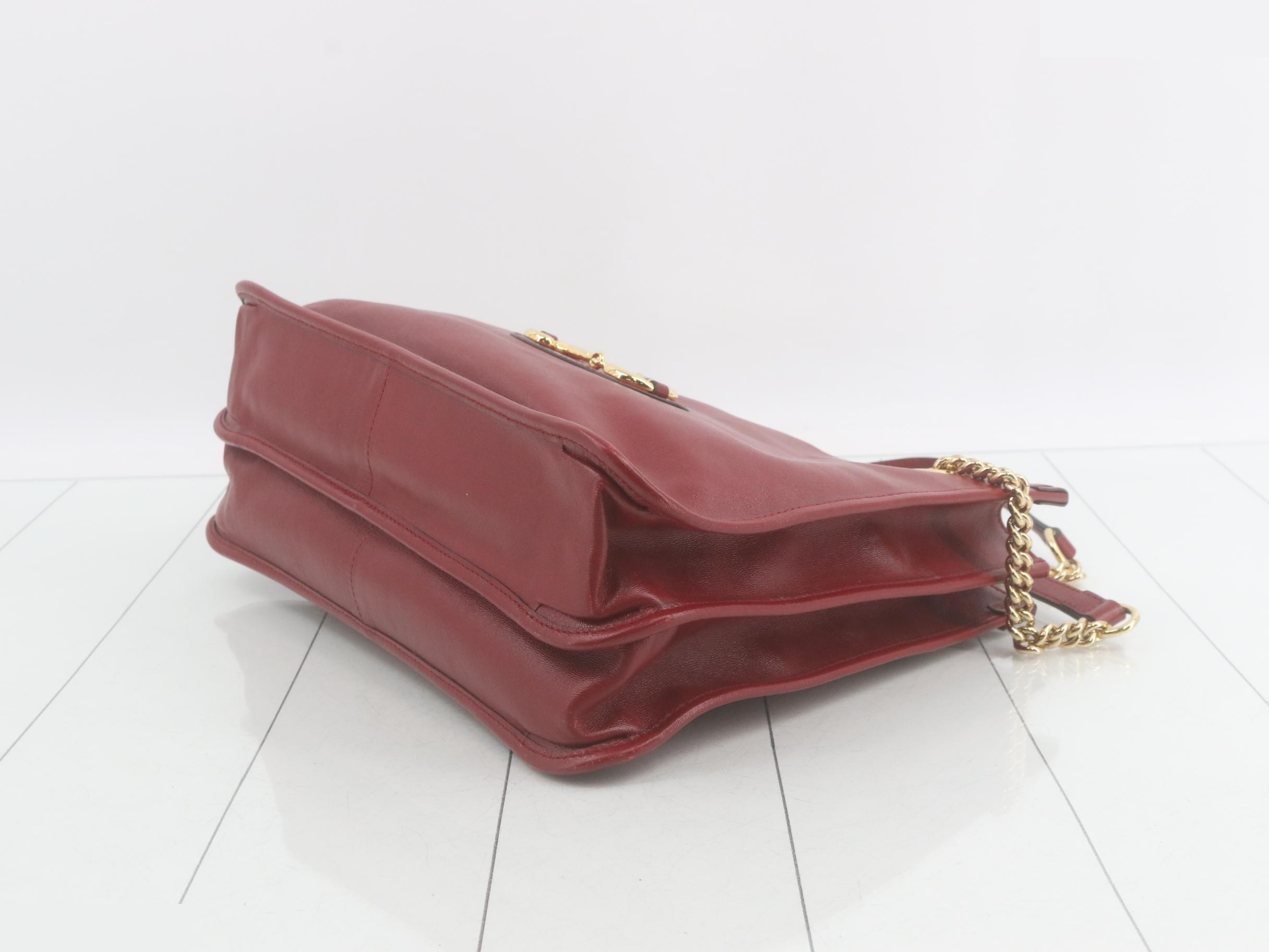 Horsebit 1955 Tote Bag, Leather, Chain — view 6