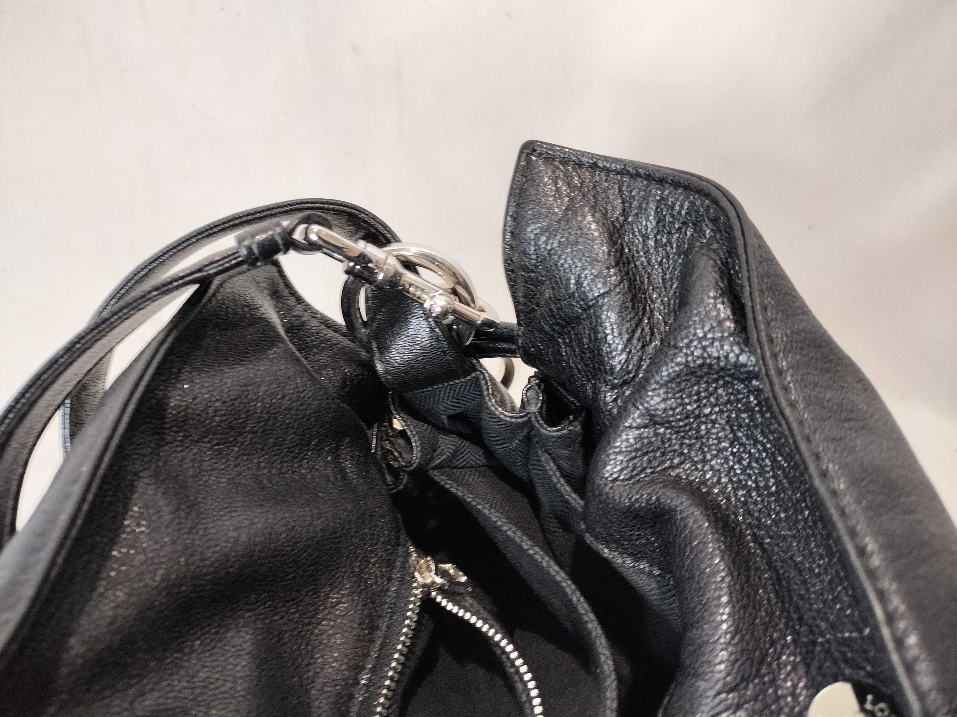 Flamenco Leather Black Handbag — view 12