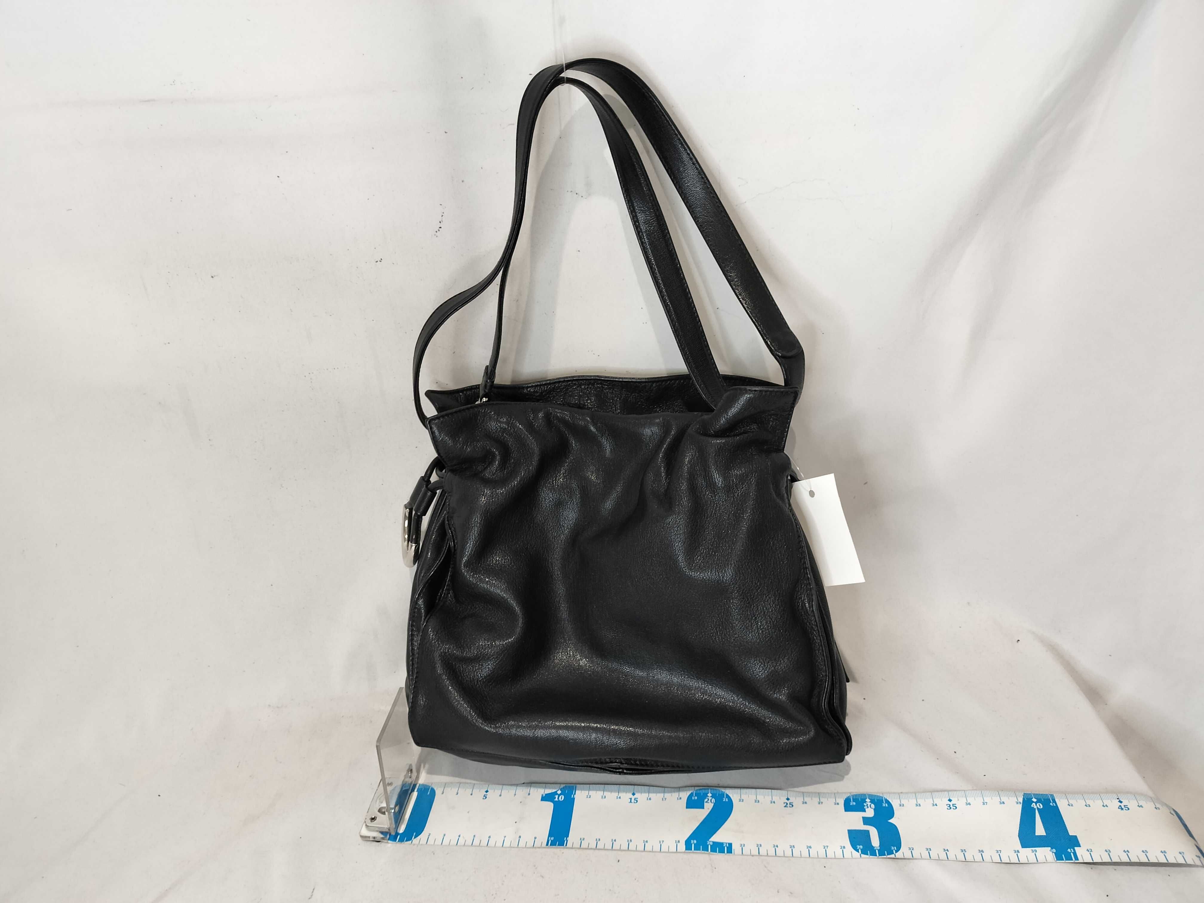 Flamenco Leather Black Handbag — view 3