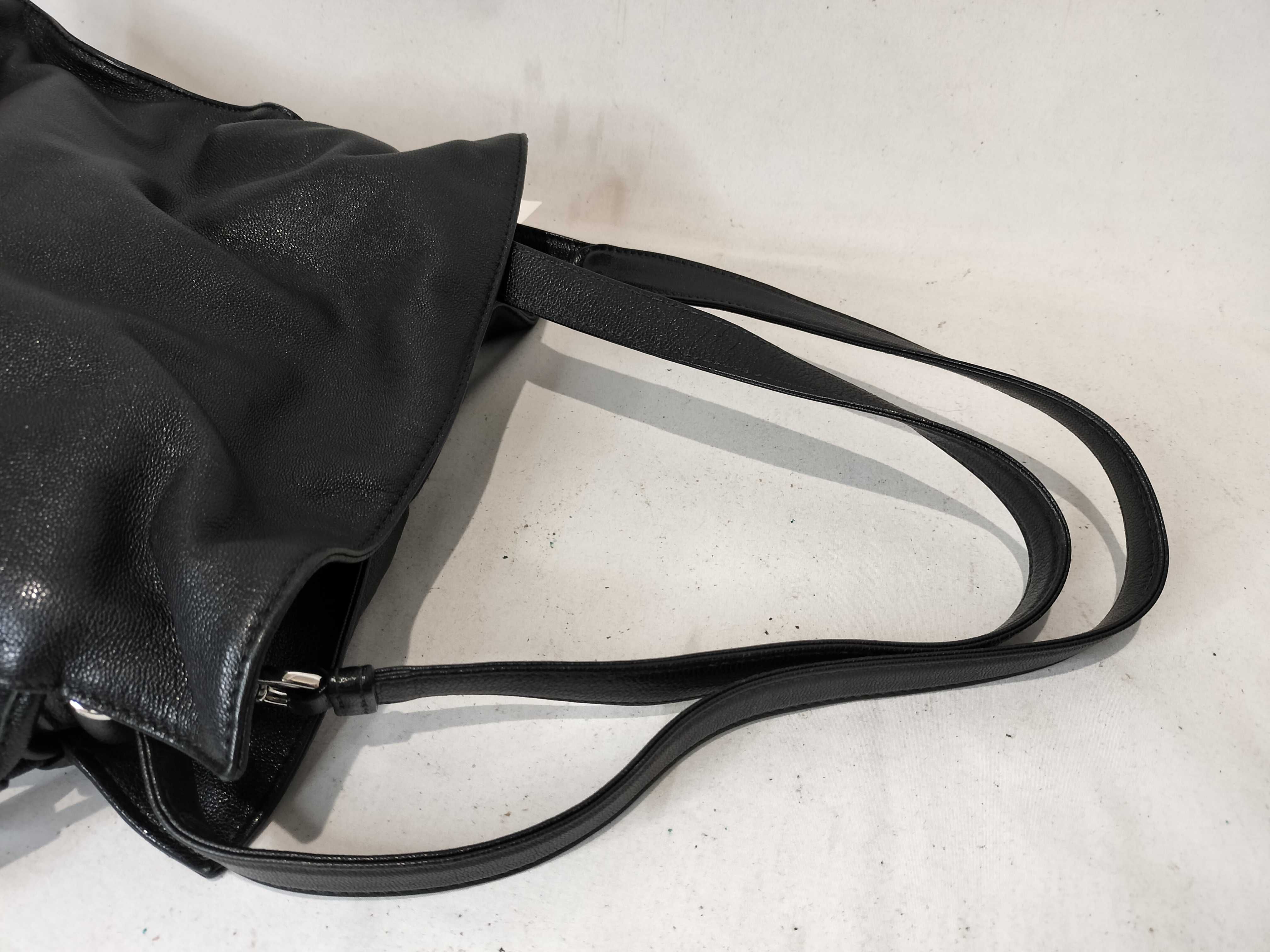 Flamenco Leather Black Handbag — view 4