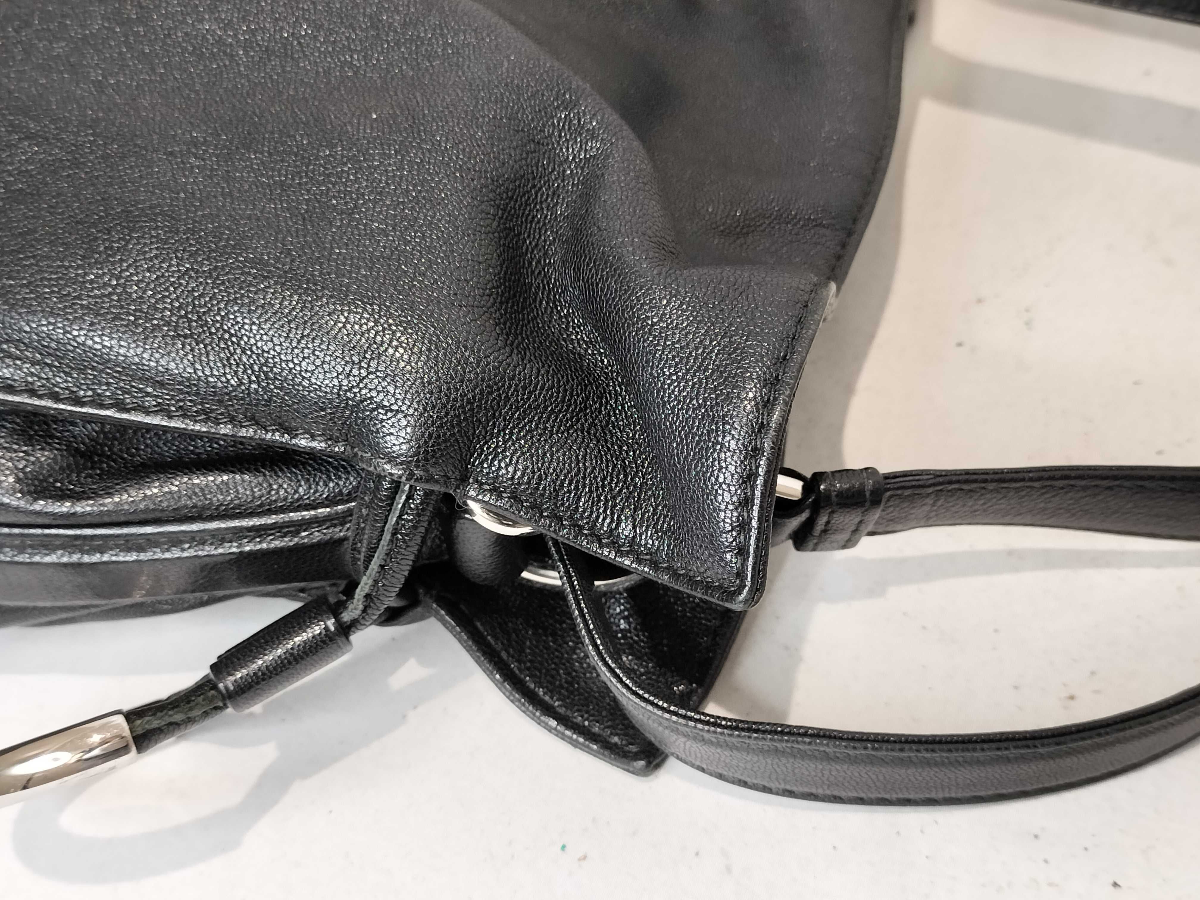 Flamenco Leather Black Handbag — view 6