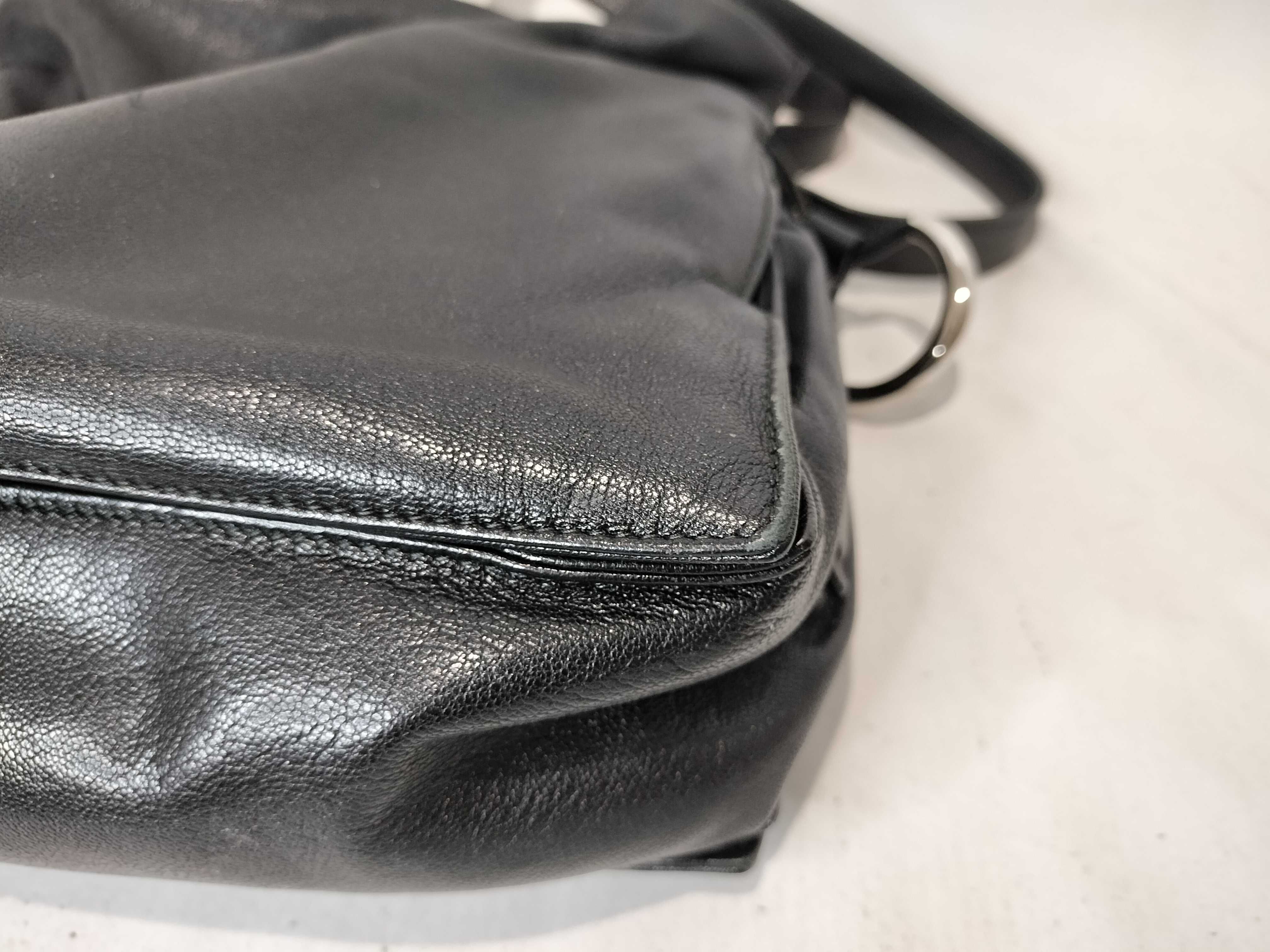 Flamenco Leather Black Handbag — view 7