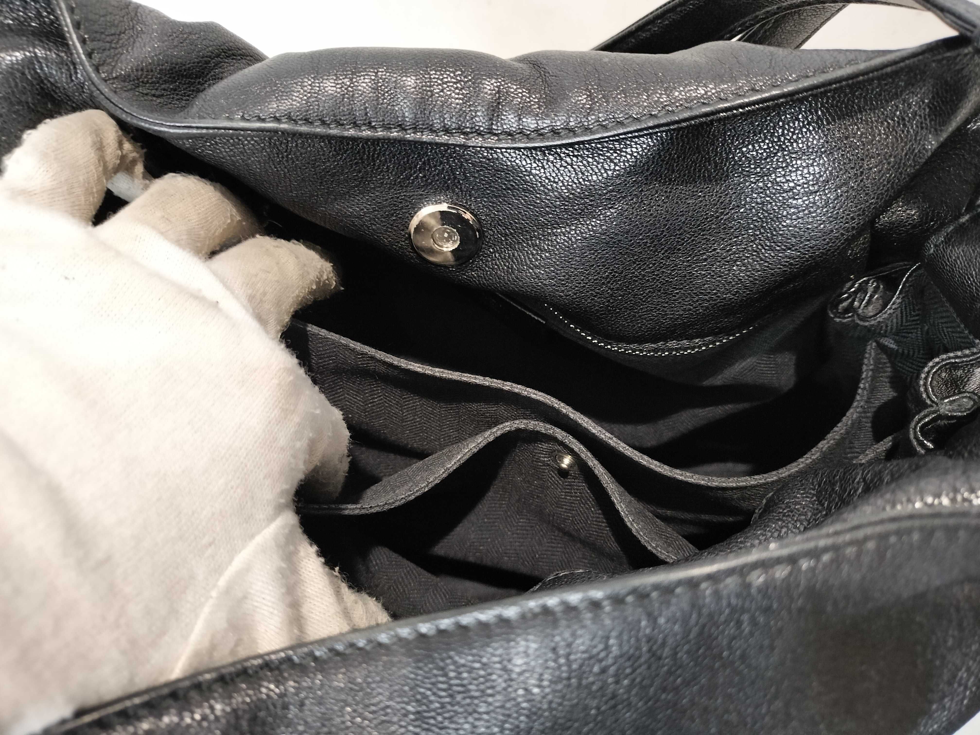 Flamenco Leather Black Handbag — view 9