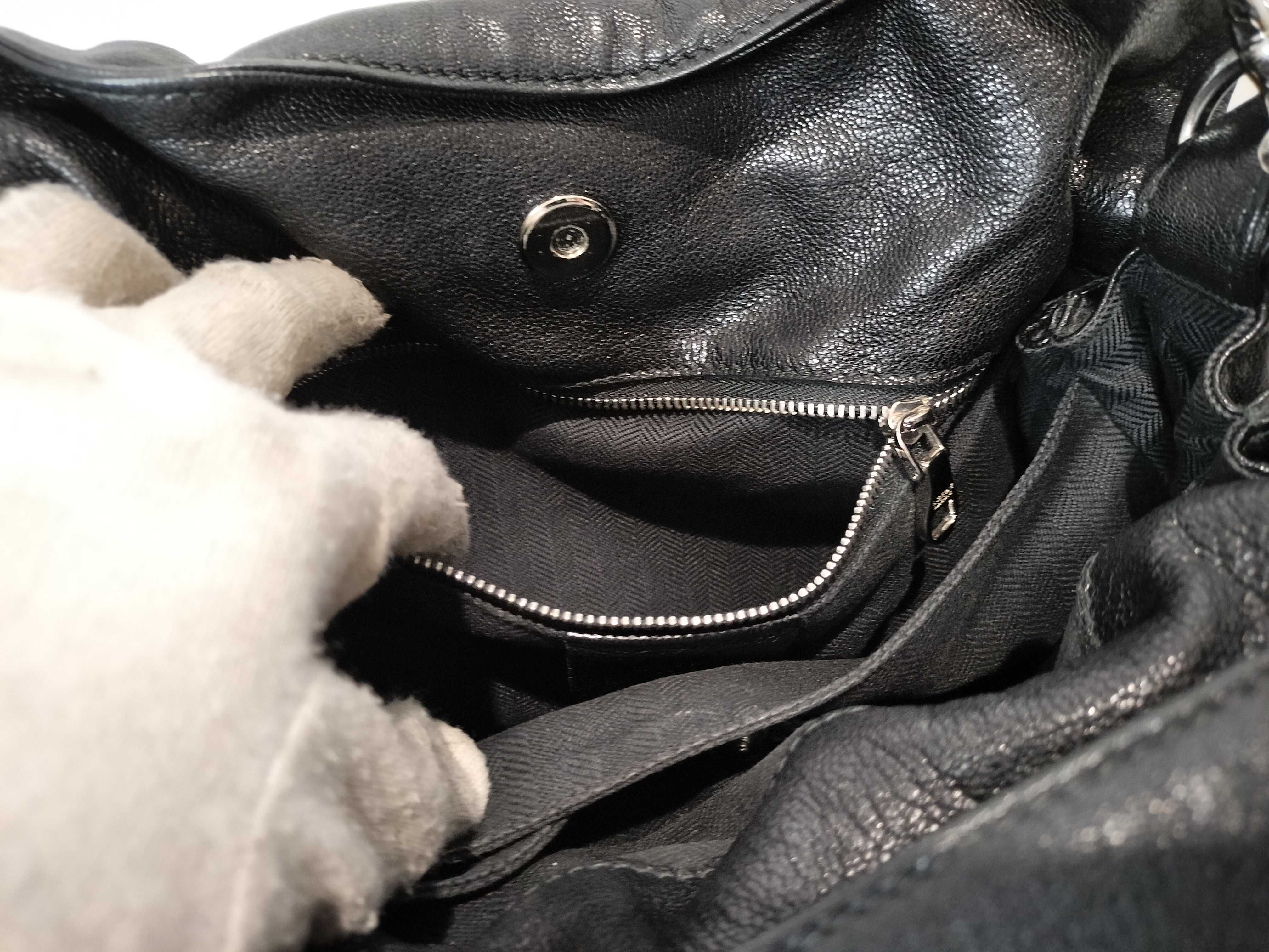 Flamenco Leather Black Handbag — view 10