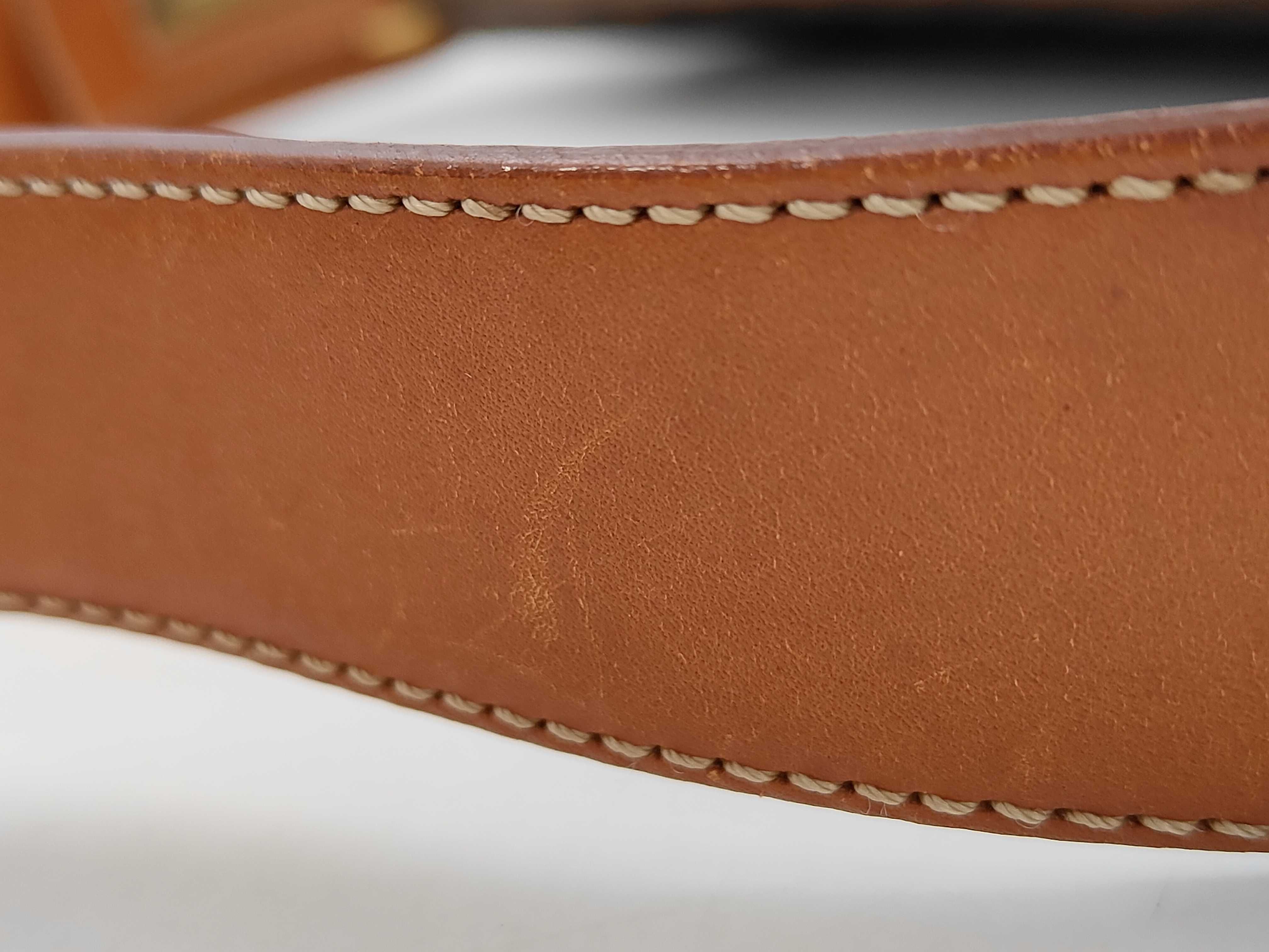 Macadam pattern circle logo leather shoulder bag — view 7