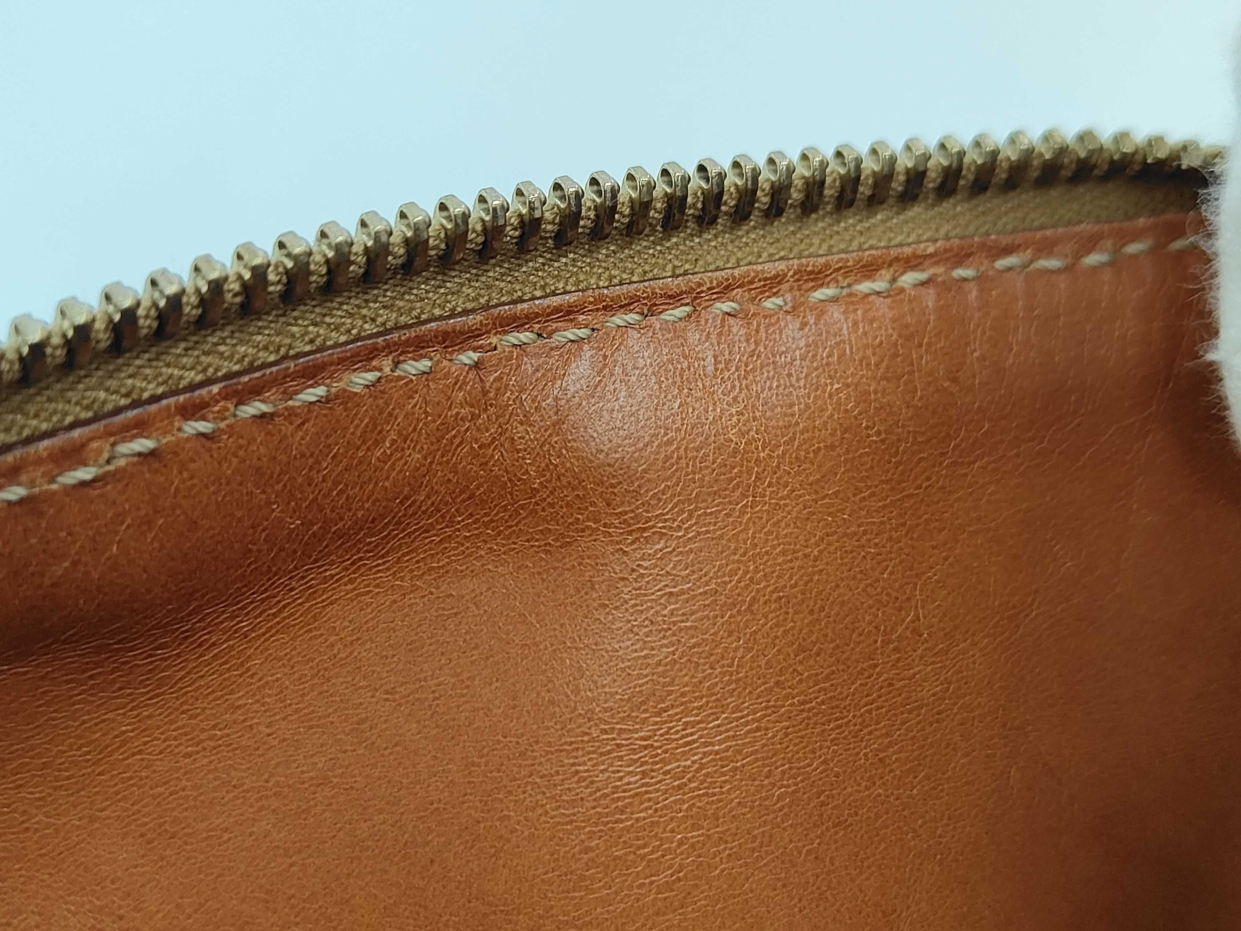 Macadam pattern circle logo leather shoulder bag — view 10