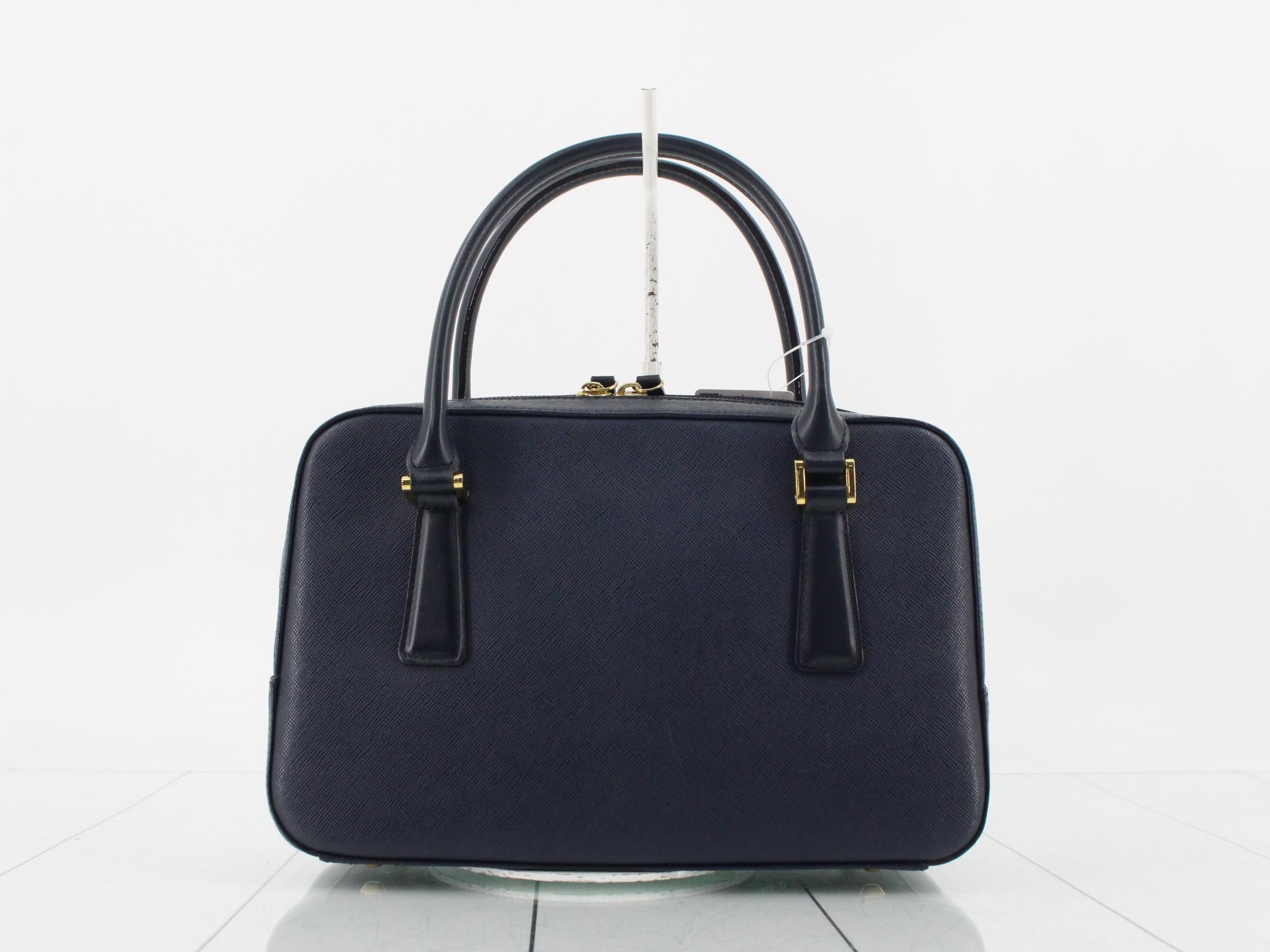 Saffiano Nova Check Leather Bag/Handbag — view 2