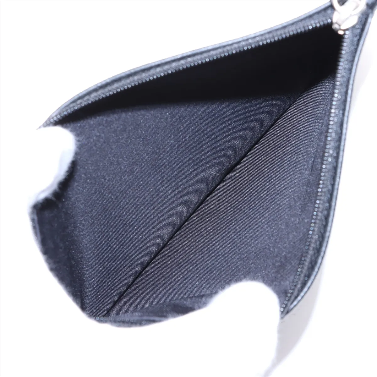 Paris Biarritz GM Coated Canvas Tote Bag, Black with Silver Hardware, 12518224, Serial Number 12 — view 11