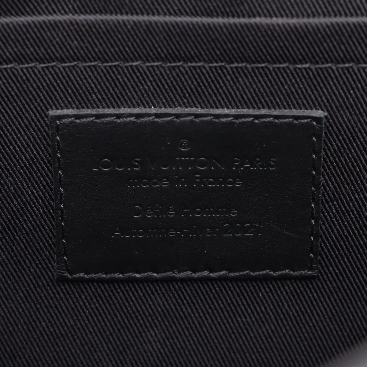 Monogram Seal Leather Ambassador PM M58711 Black (RFID detected) — view 12
