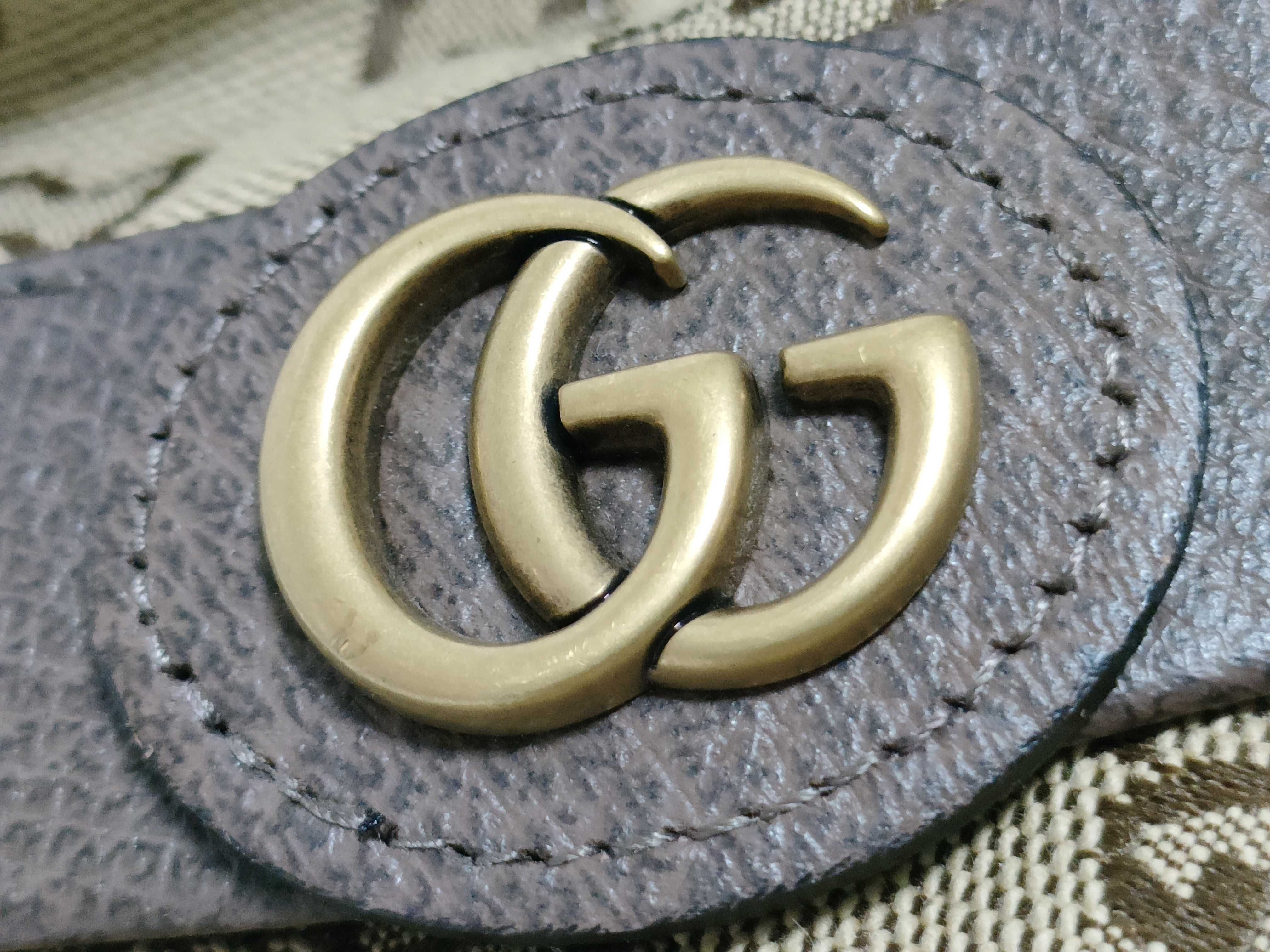GG Canvas Gucci GG Marmont Bucket Hat Beige Other Accessories — view 8