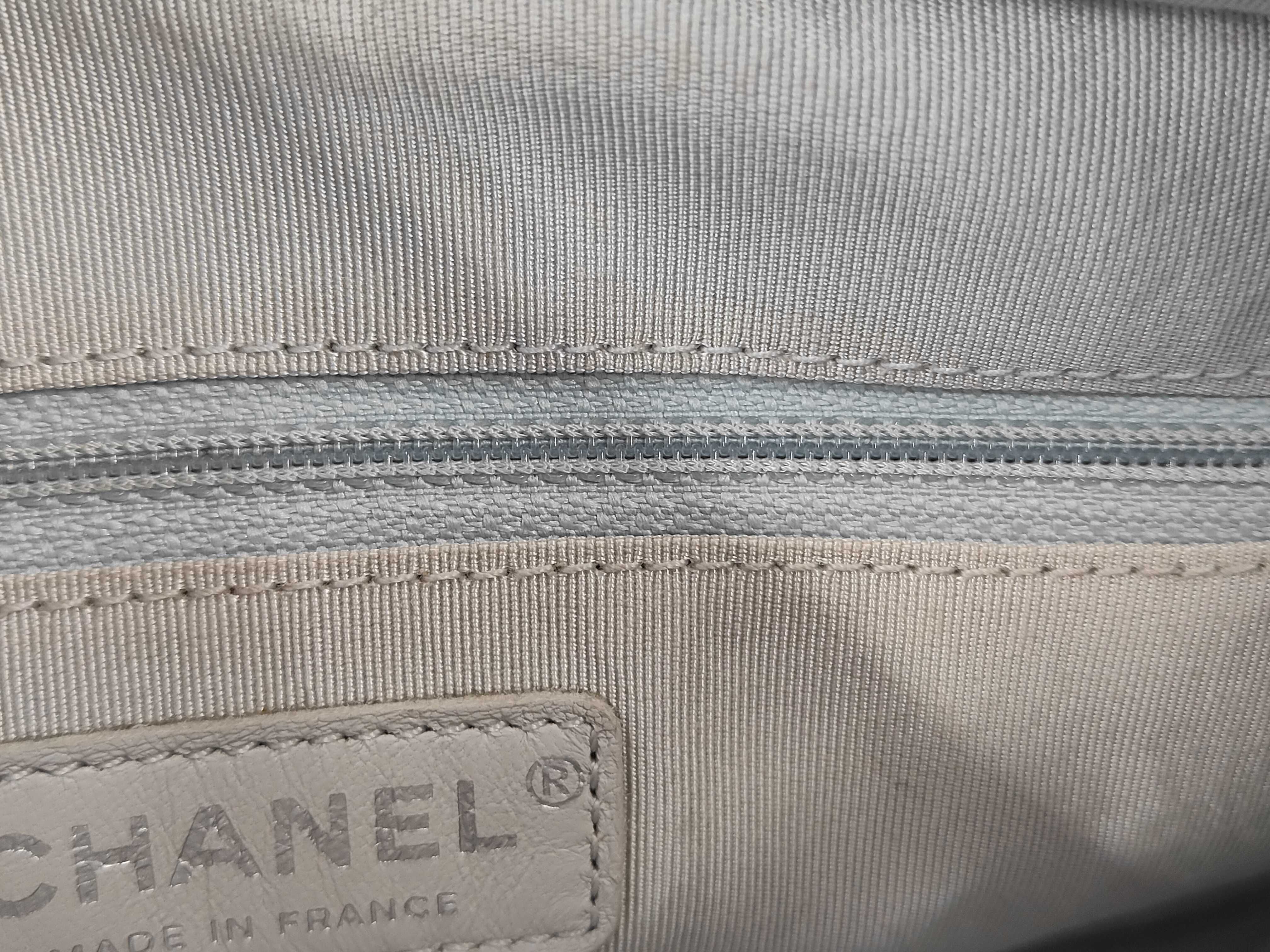 Matelassé Silver Coco Chain Shoulder Bag — view 13