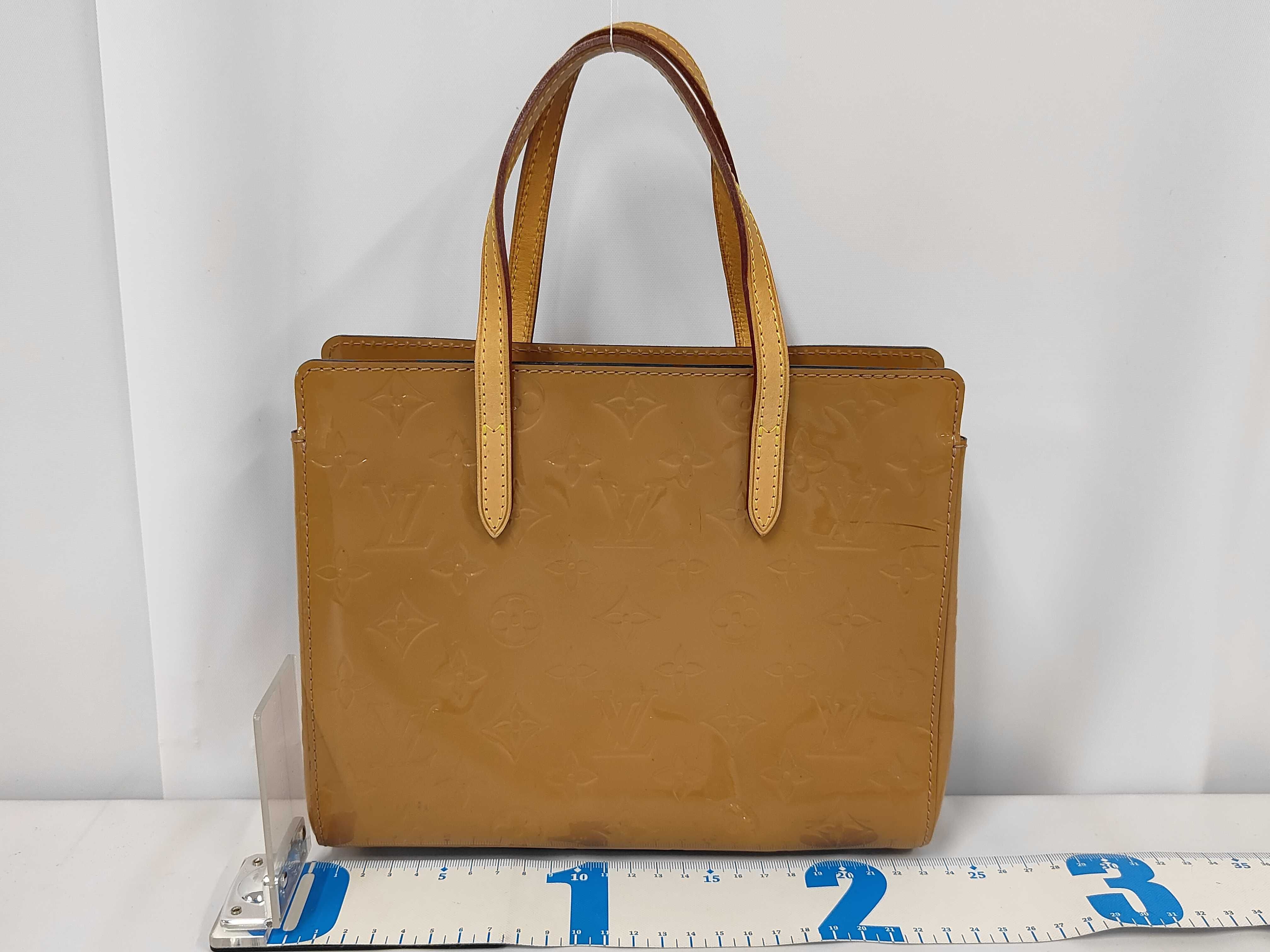 M90015 Verni Catalina BB Rose Velour Handbag — view 2