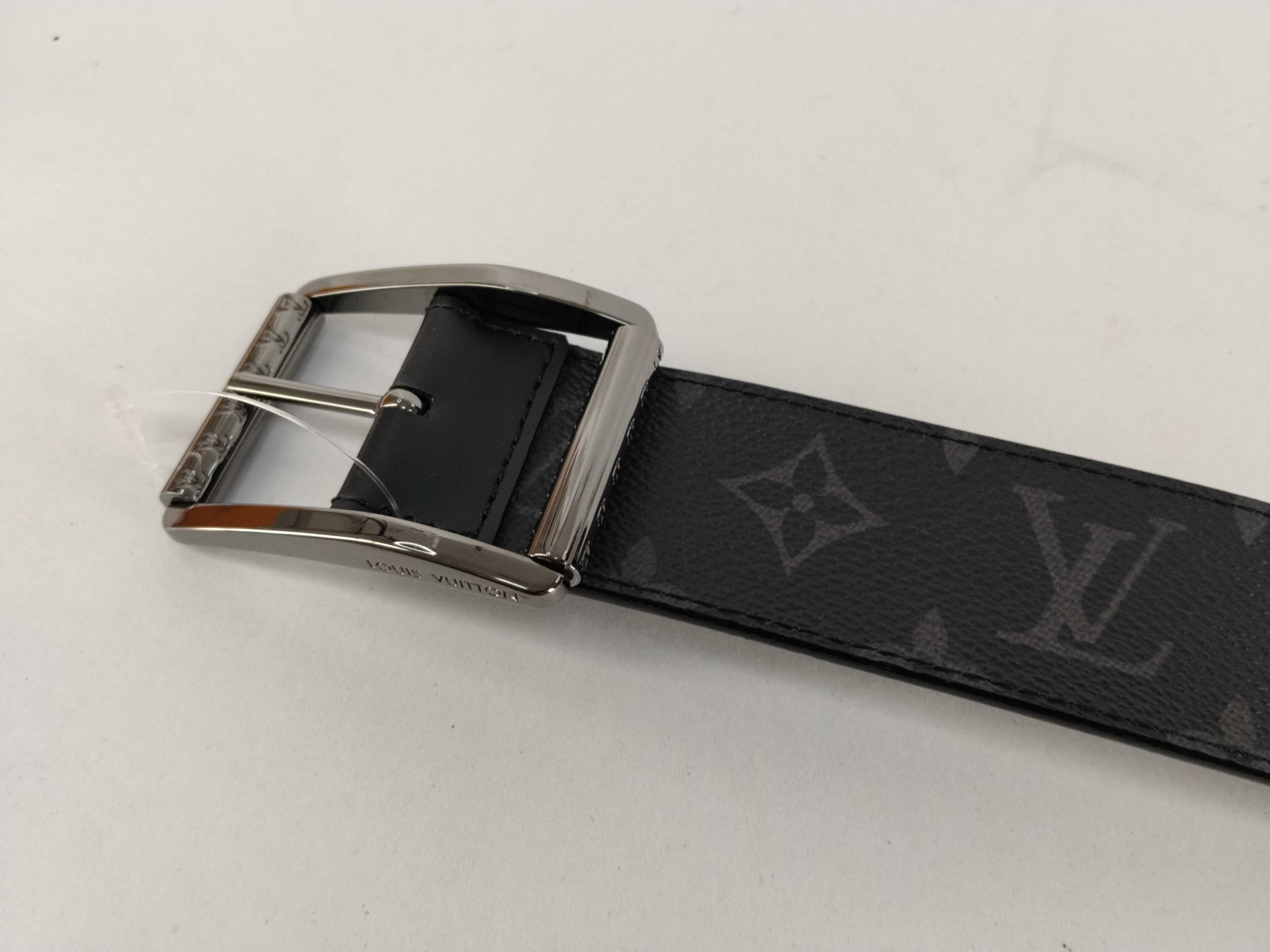 Damier Graphite Louis Vuitton Monogram Belt — view 8