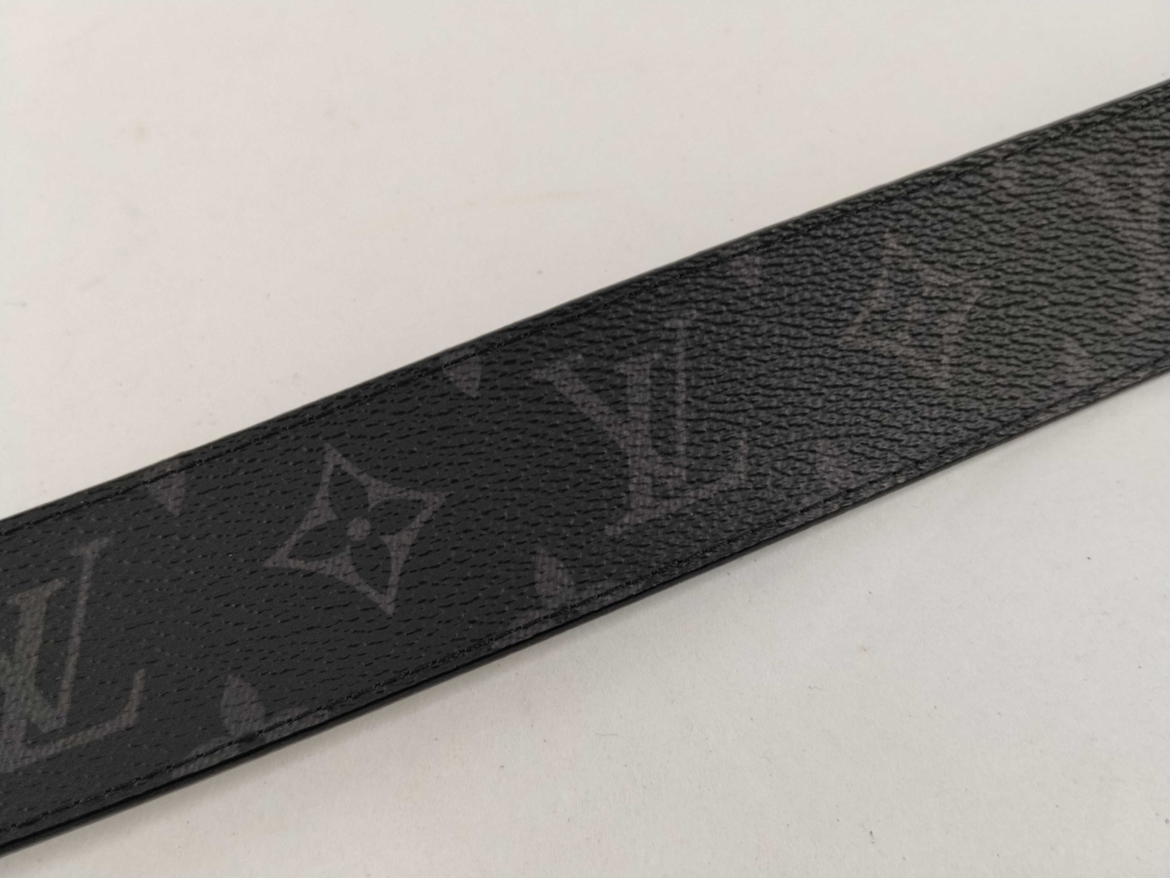 Damier Graphite Louis Vuitton Monogram Belt — view 9
