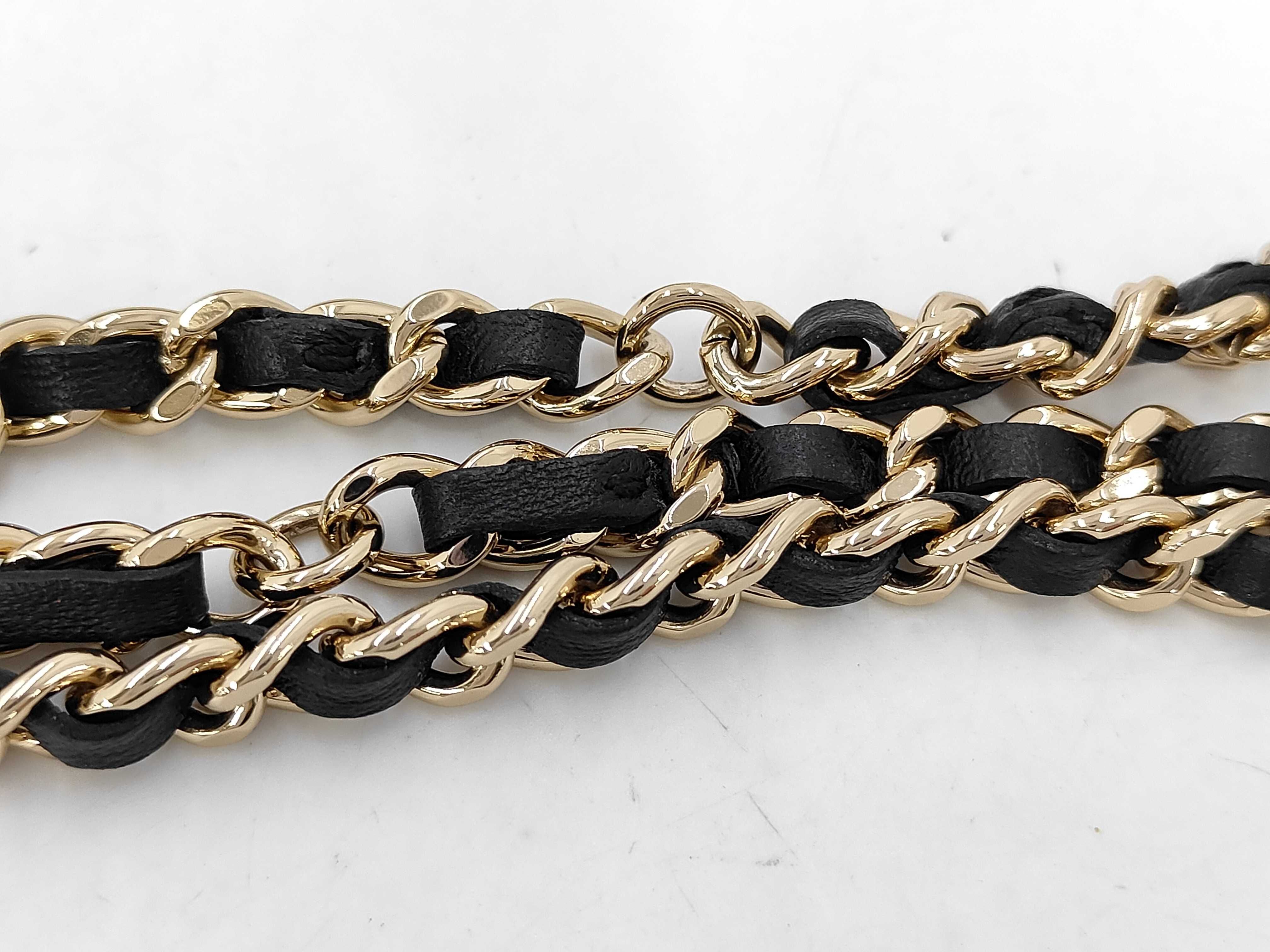 Matelassé Phone Pouch AP3739 Shoulder Bag, Lambskin/Leather, Black, Women's Shoulder Bag — view 7