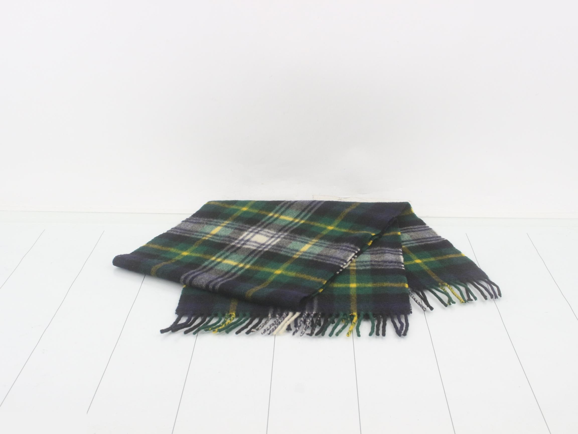 100% Cashmere Scarf, Green — view 3