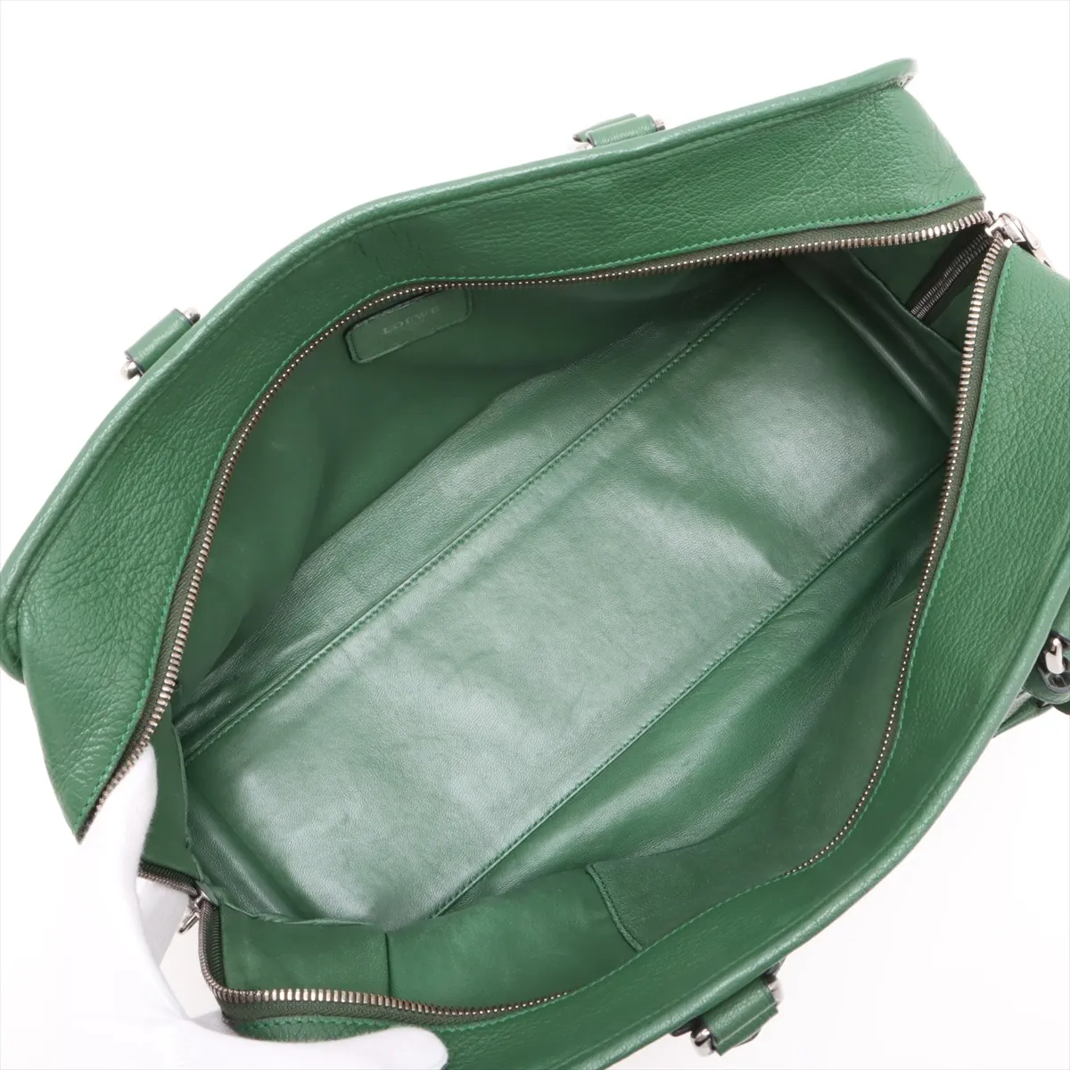 Amazona 36 Leather Handbag Green — view 7