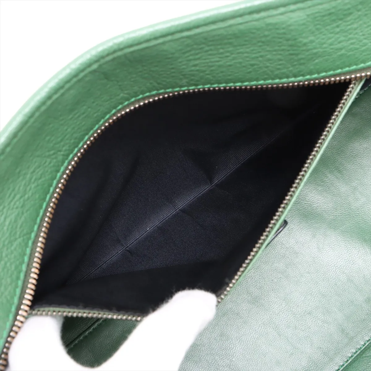 Amazona 36 Leather Handbag Green — view 8