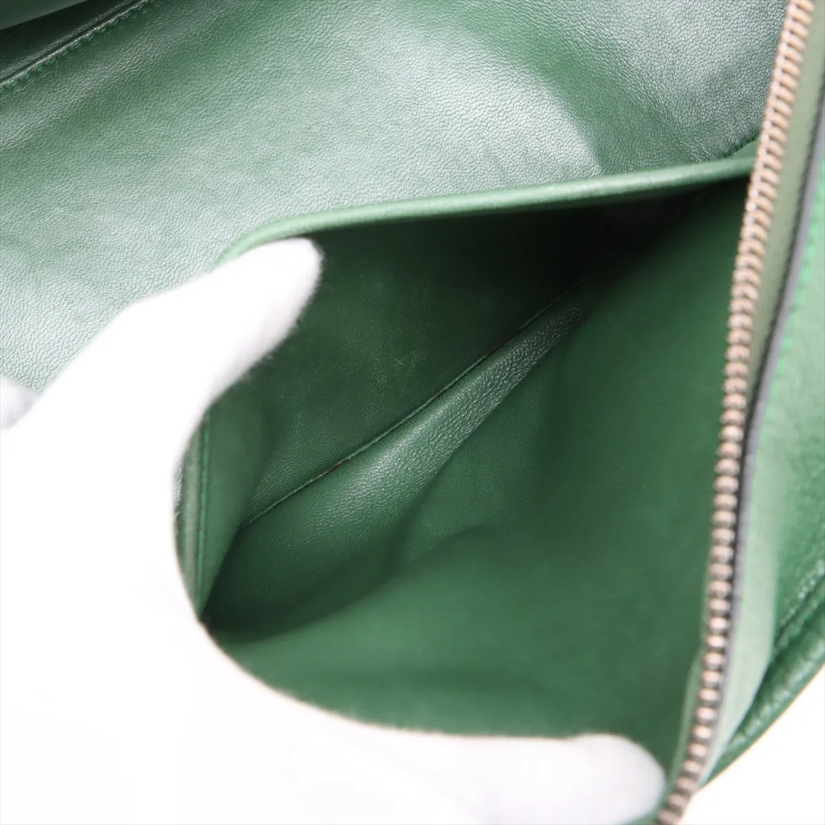 Amazona 36 Leather Handbag Green — view 9