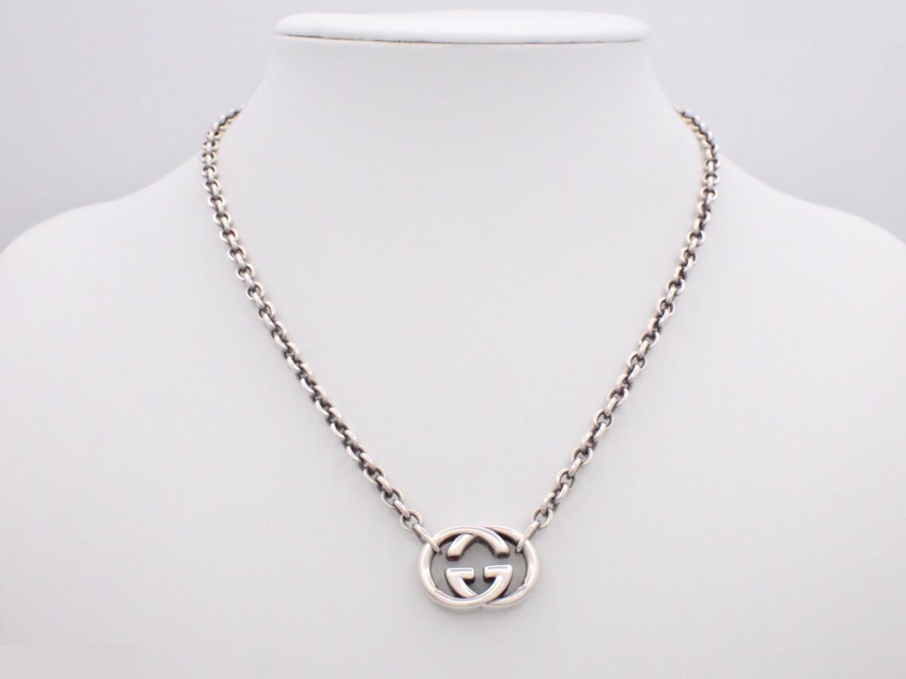 Interlocking G Necklace, AG925, 29.1g, Chain approx. 42cm — view 3