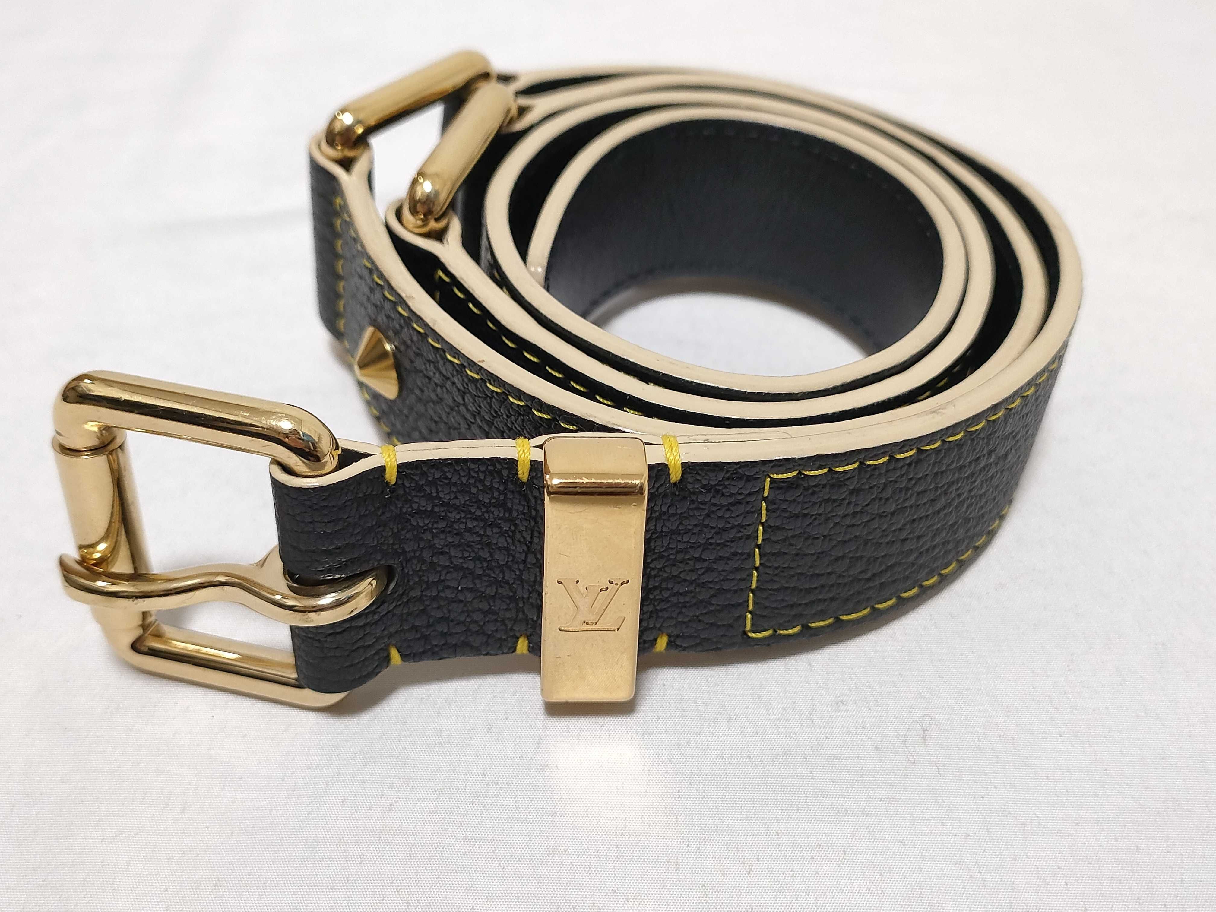 M6869W Studded Leather Belt