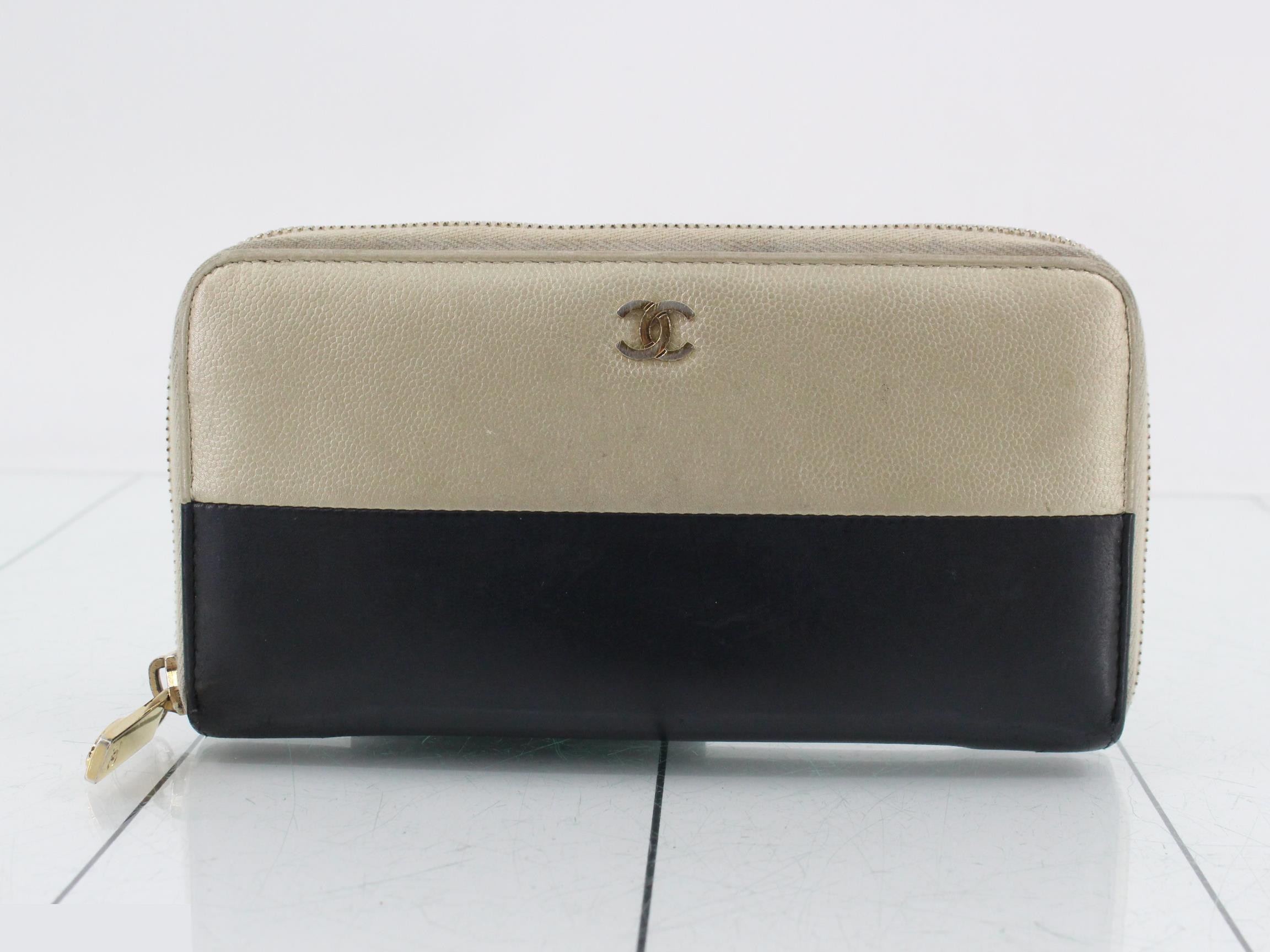 Round zipper long wallet