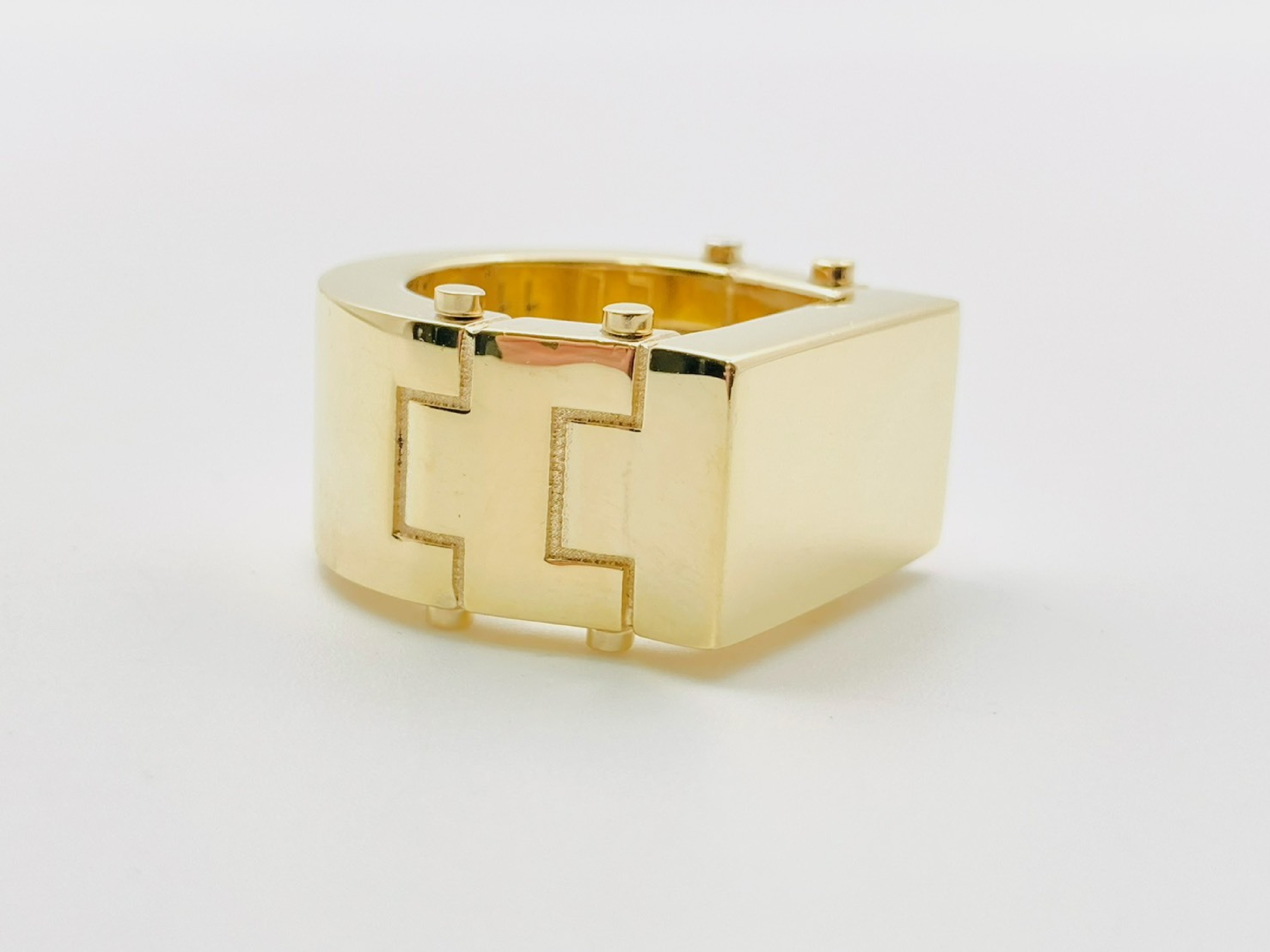 Bolt #11 925 30.8g Gold Ring — view 2