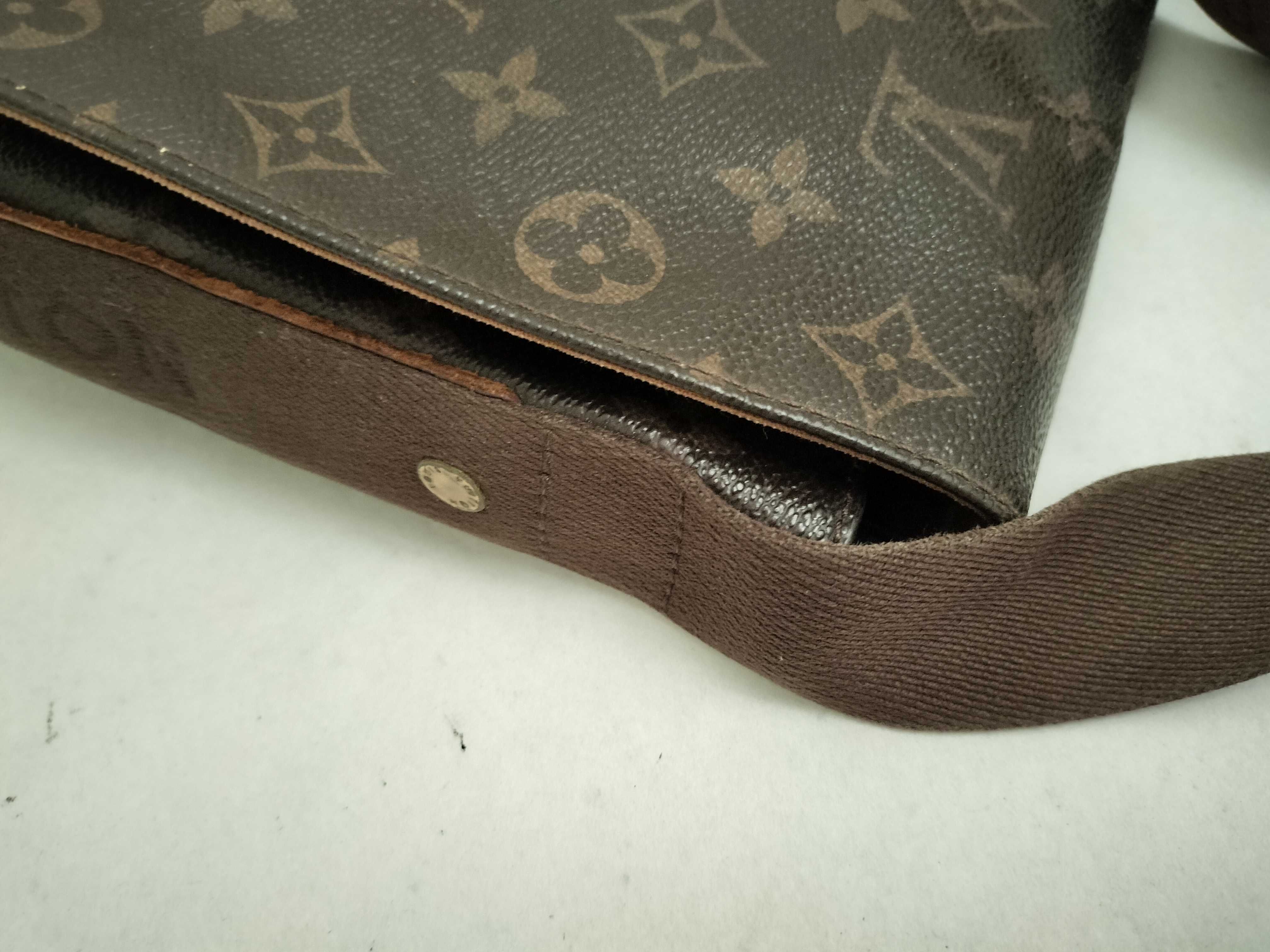 Monogram Louis Vuitton Brown Monogram Messenger Bobour MM M97038 Shoulder Bag — view 5