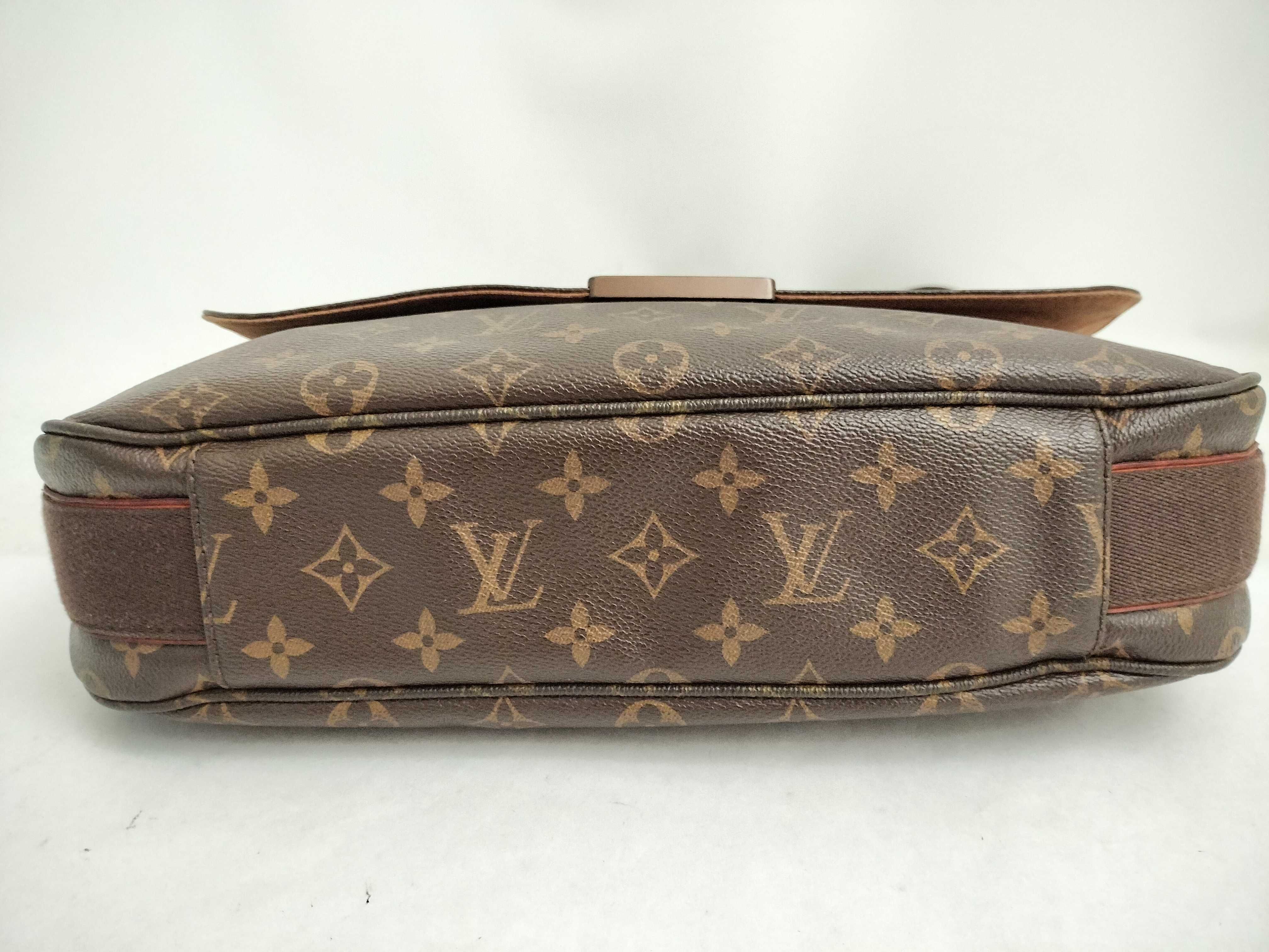 Monogram Louis Vuitton Brown Monogram Messenger Bobour MM M97038 Shoulder Bag — view 7