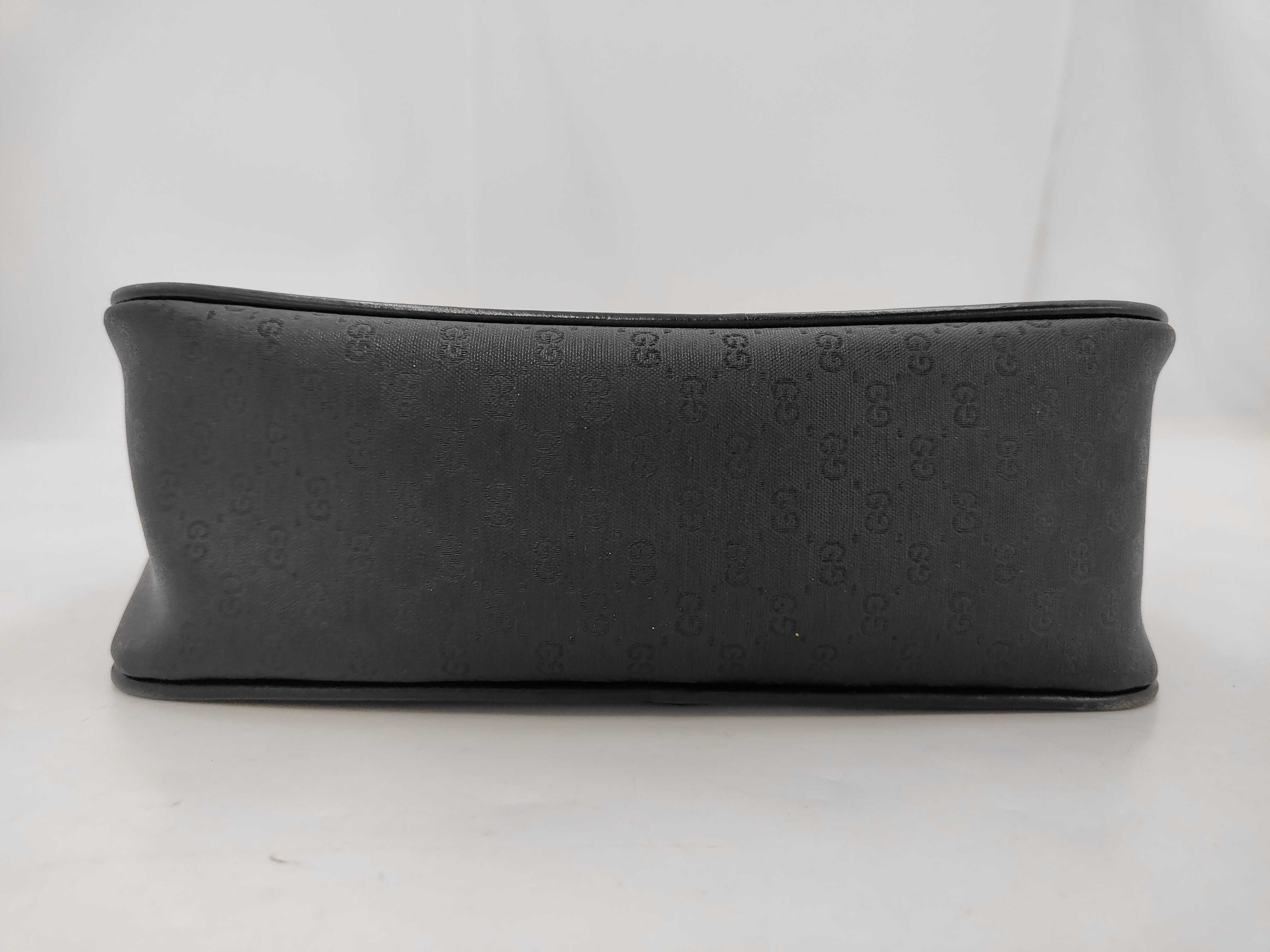 Old Gucci Shoulder Bag PVC x Leather Black *Interior peeling Shoulder bag — view 3