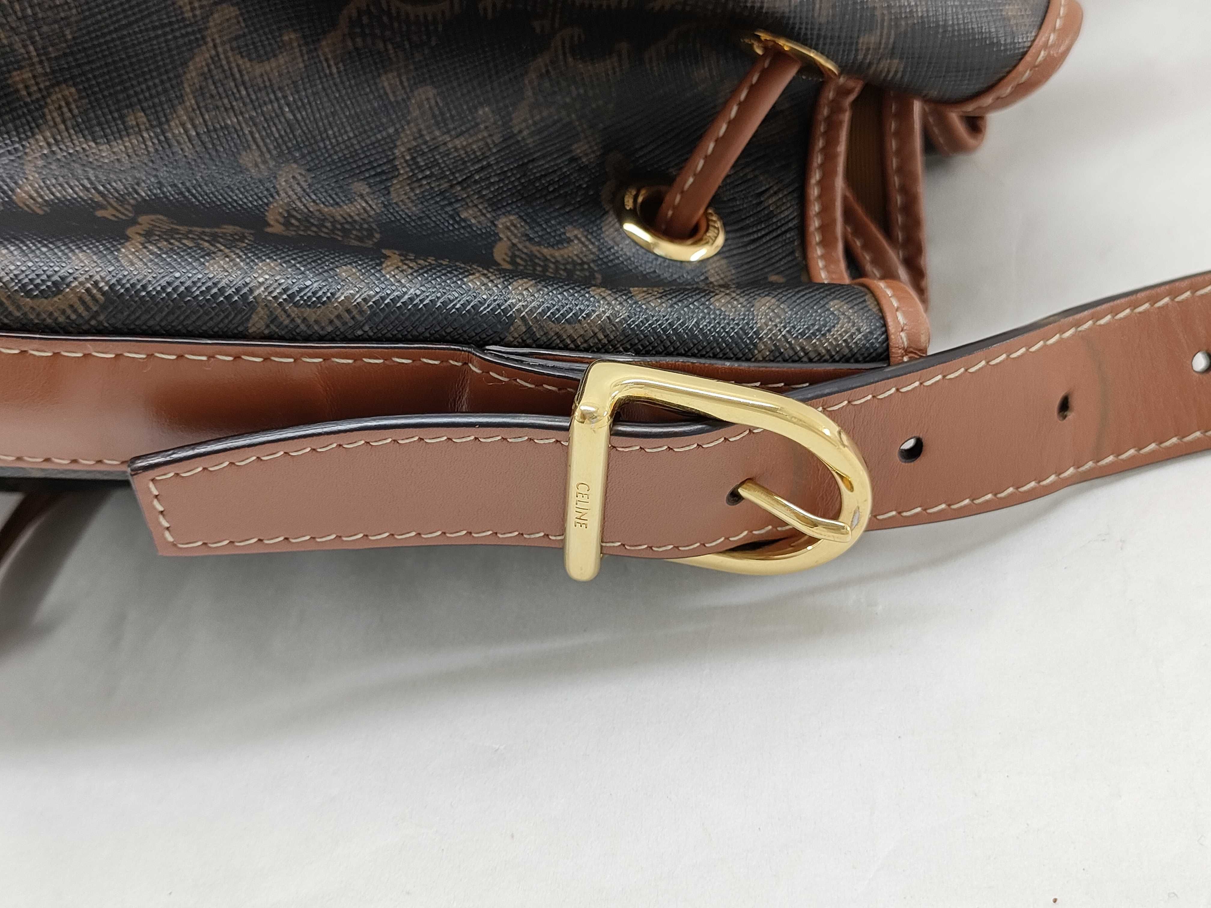 Triomphe Bucket Shoulder Bag — view 5