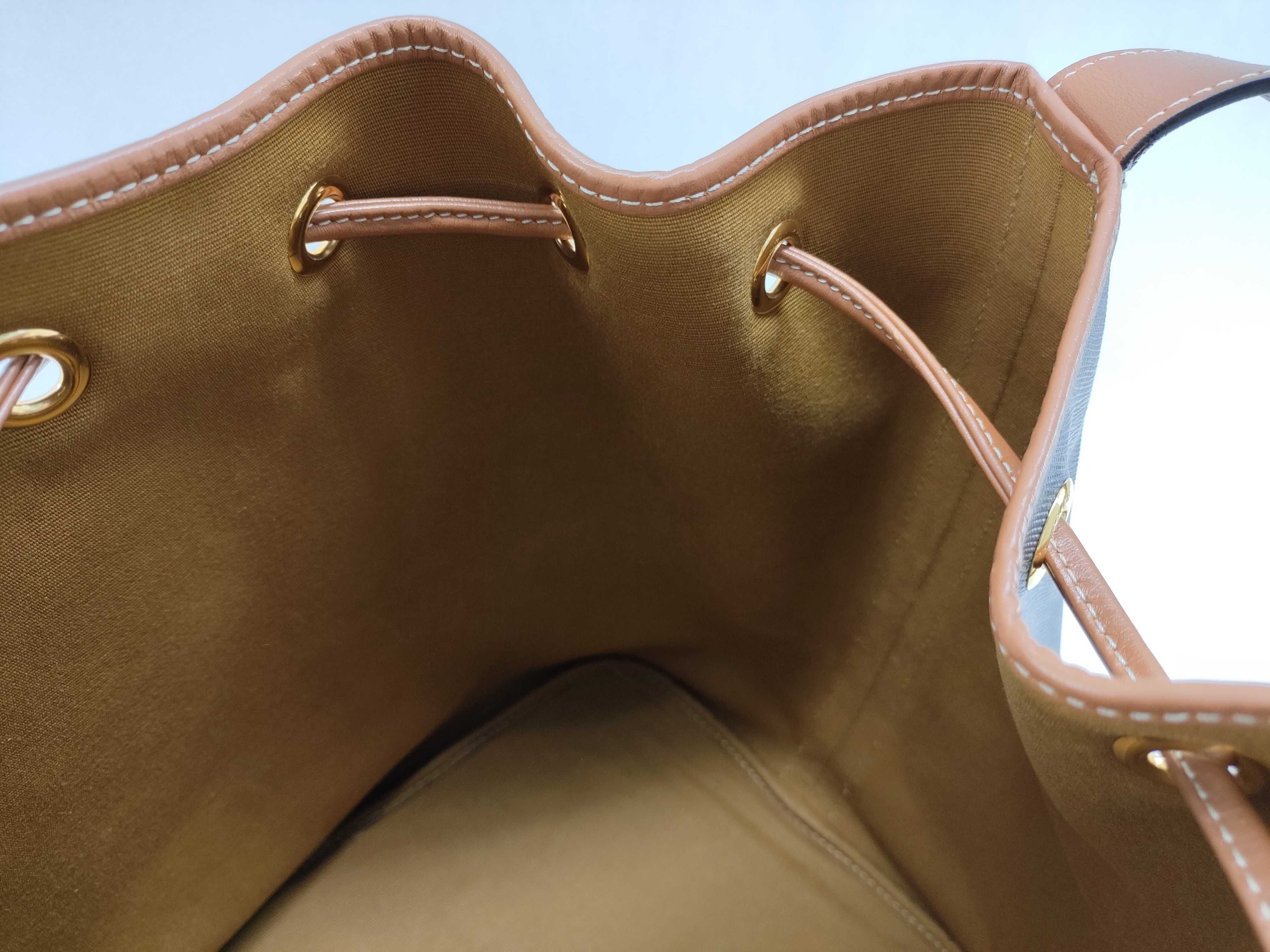 Triomphe Bucket Shoulder Bag — view 8